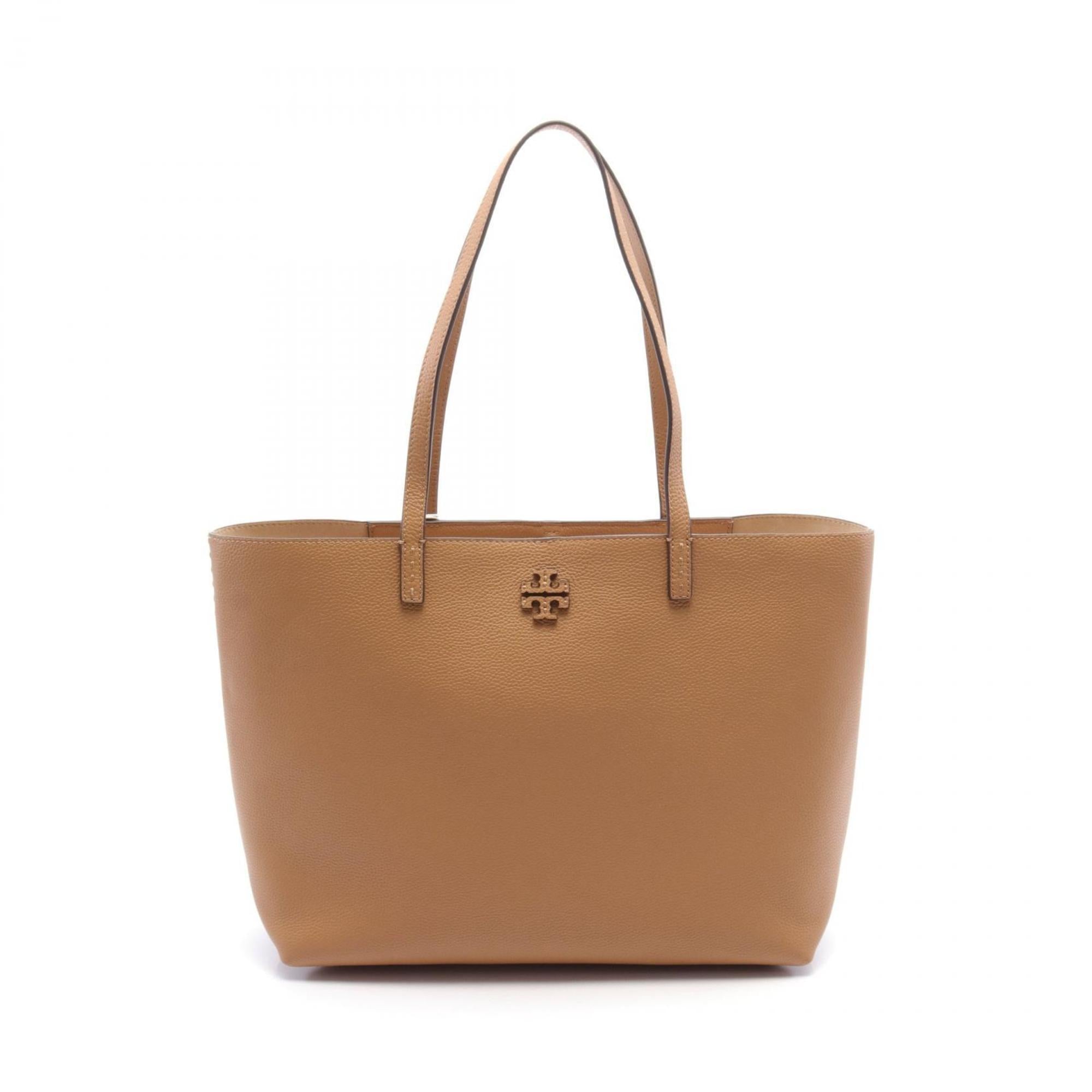 Tory Burch Brown Leather Tote Bag