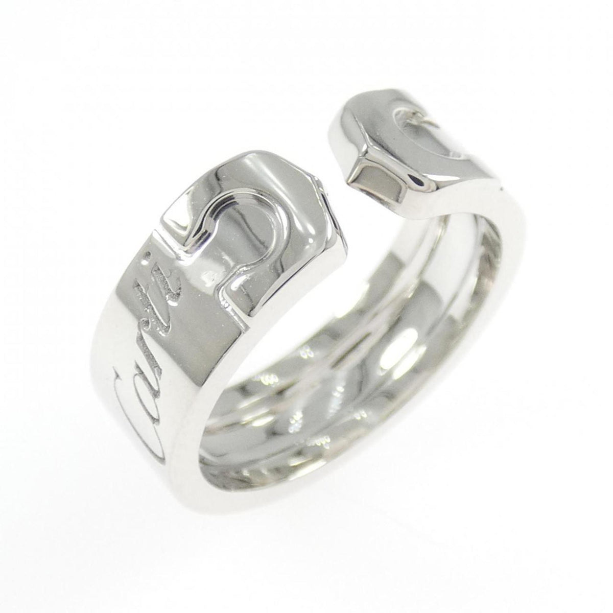 Cartier White Gold White Gold (18K) Band Ring (Pre-Owned)