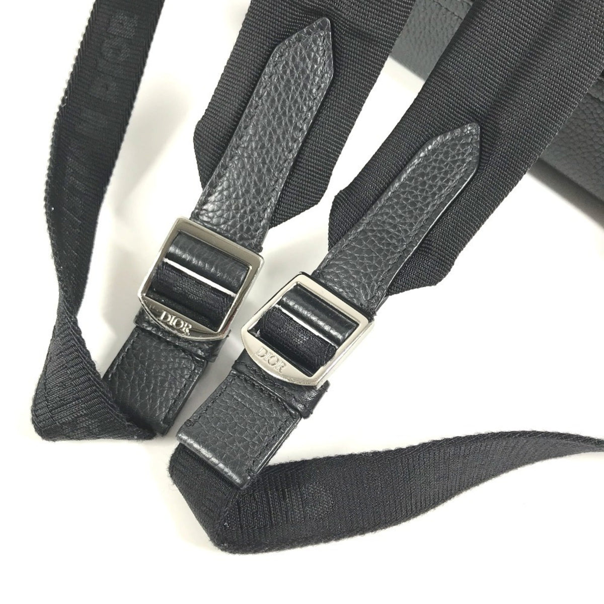 Christian Dior Black Leather Backpack (Pre-Owned)