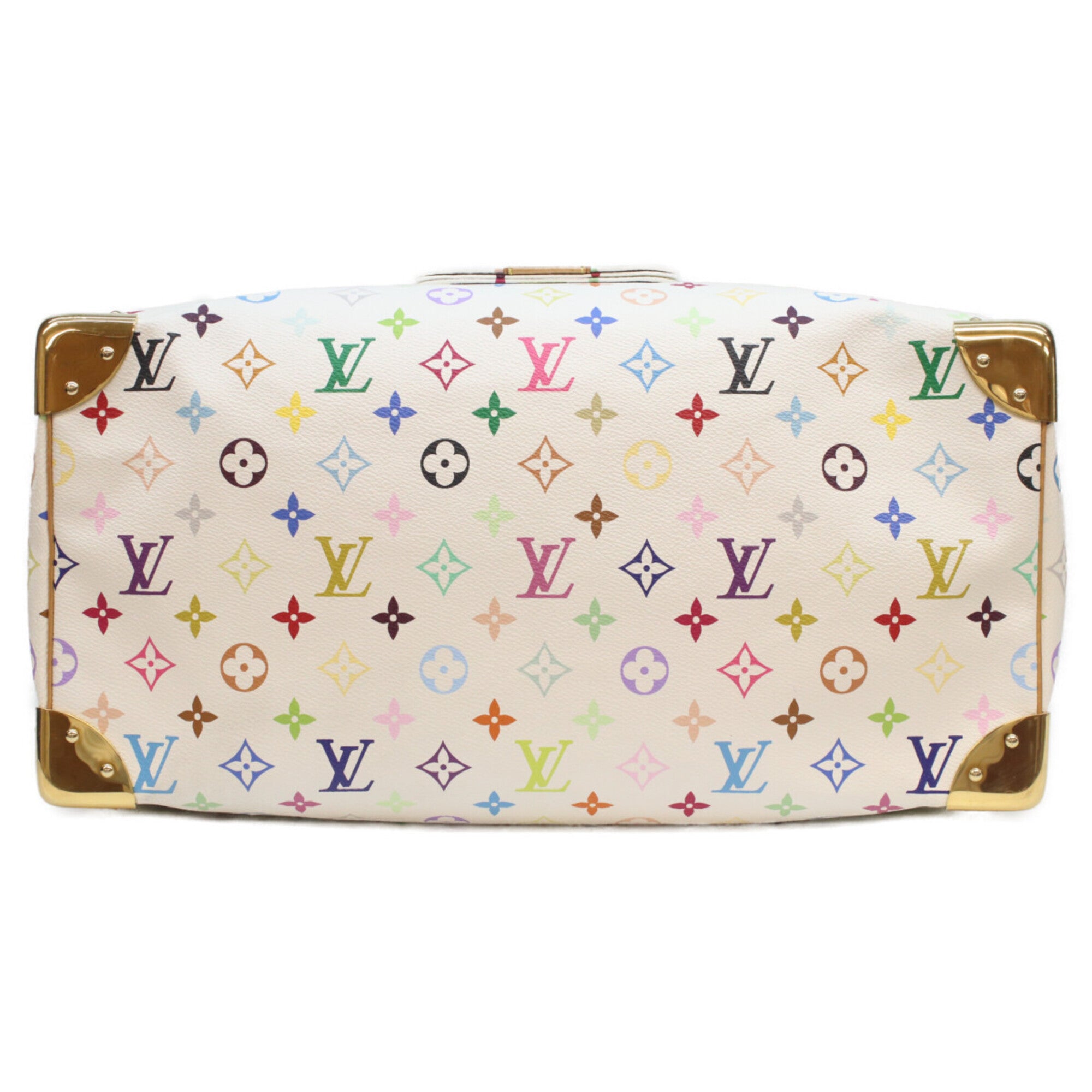 Louis Vuitton Monogram Multicolore Blanc White Monogram Multicolore Boston Bag (Pre-Owned)