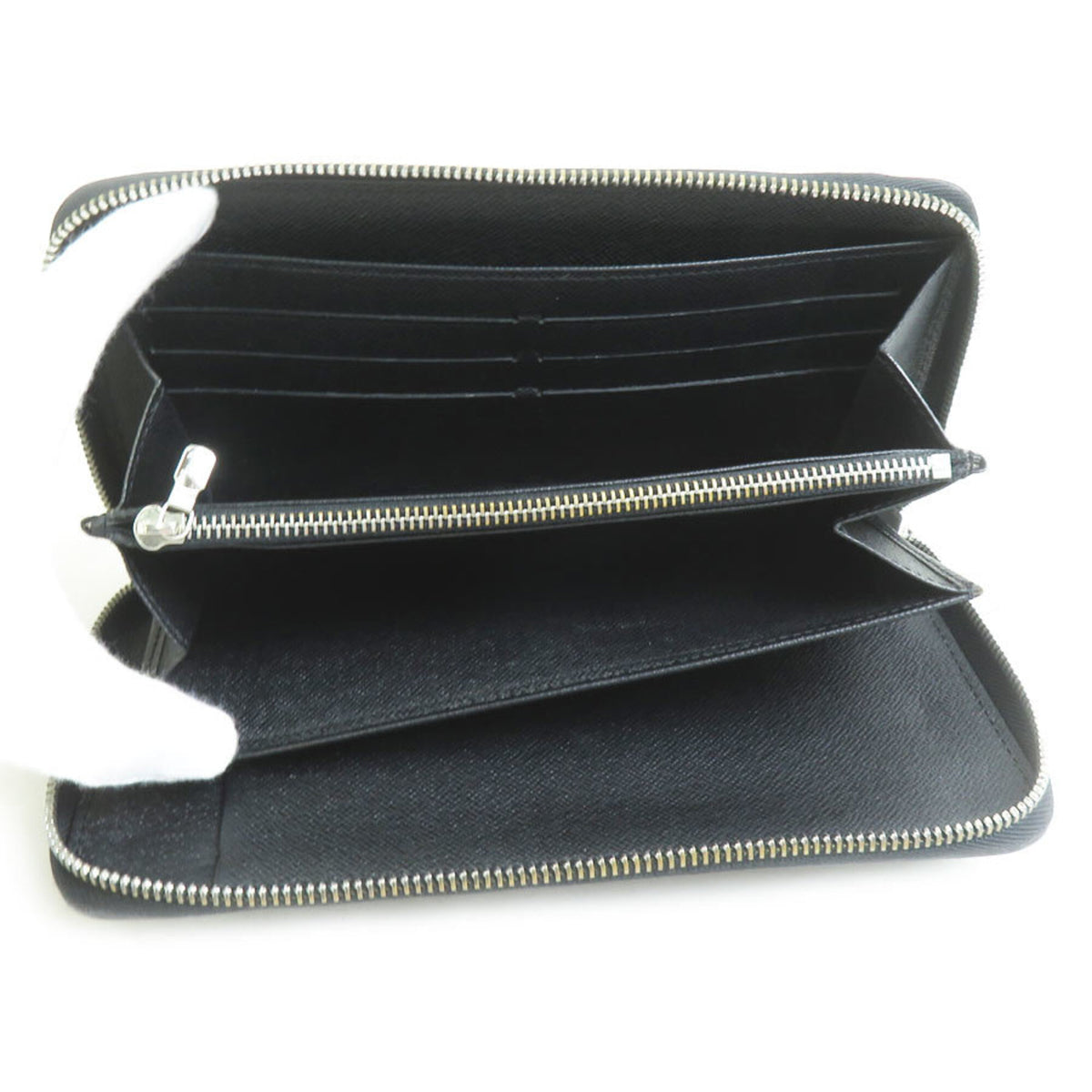 Louis Vuitton Noir Epi Leather Long Wallet (Bi-Fold) (Pre-Owned)