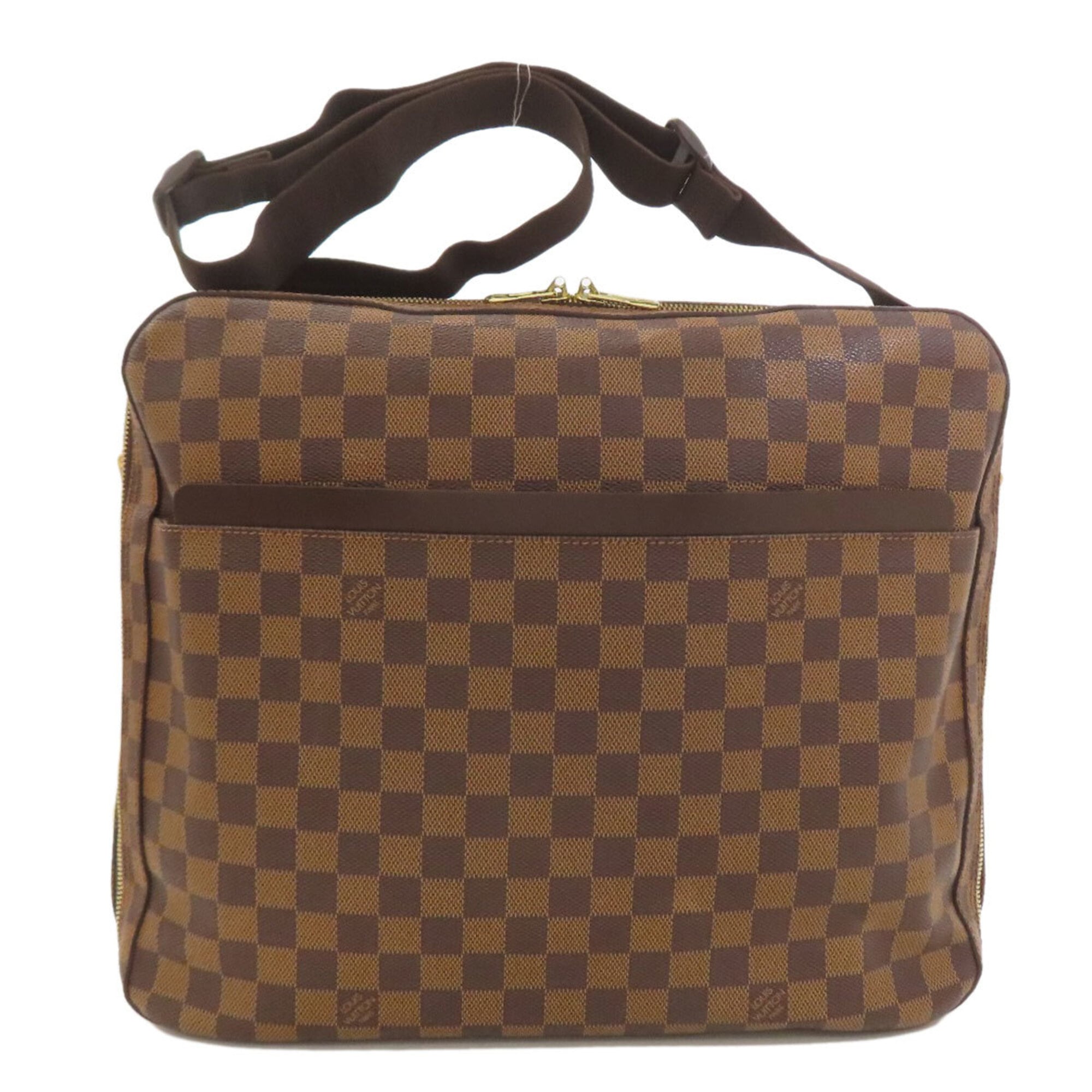 Louis Vuitton Damier Canvas Ebene Damier Canvas Shoulder Bag (Pre-Owned)