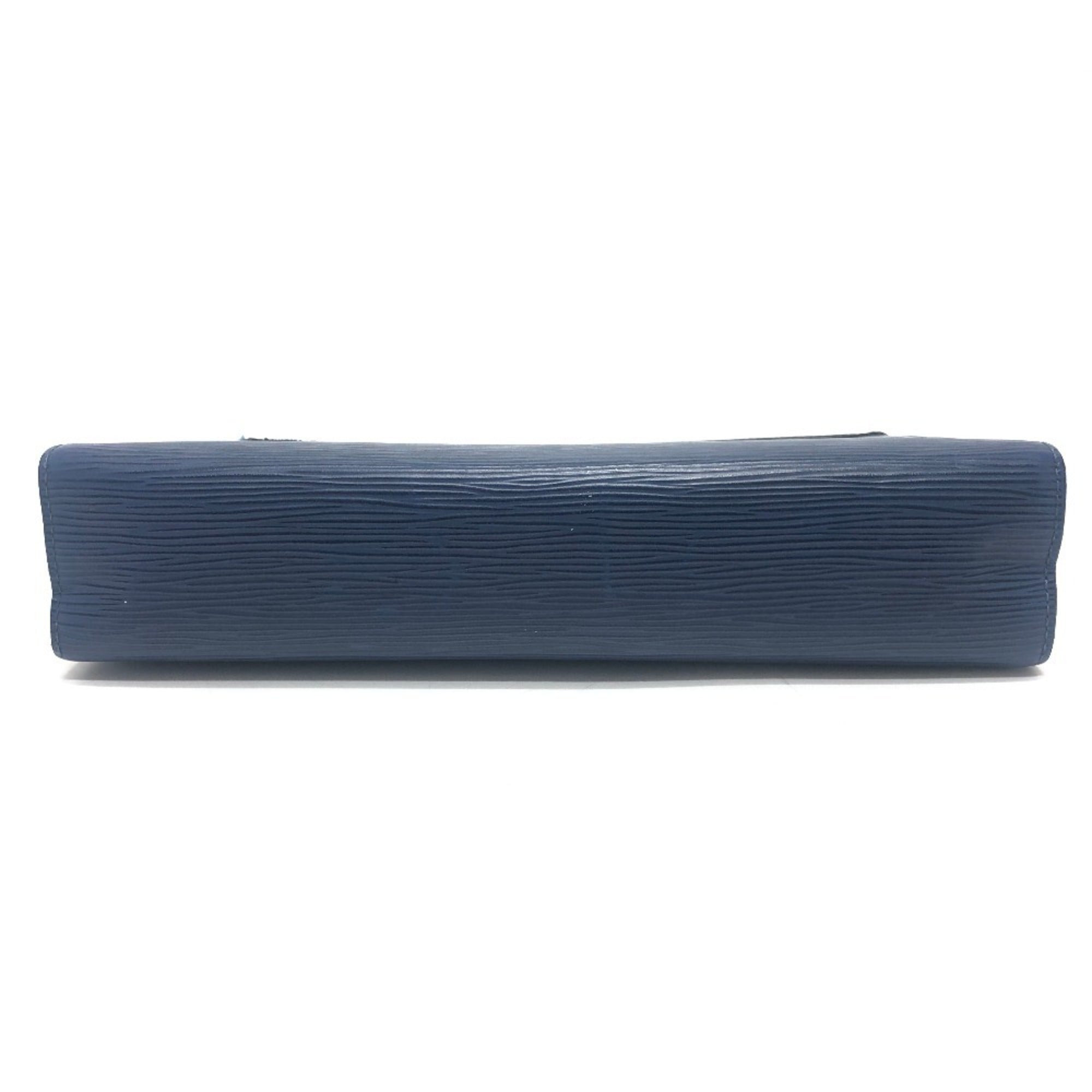 Louis Vuitton Blue Damier Graphite Canvas Epi Leather Clutch Bag (Pre-Owned)