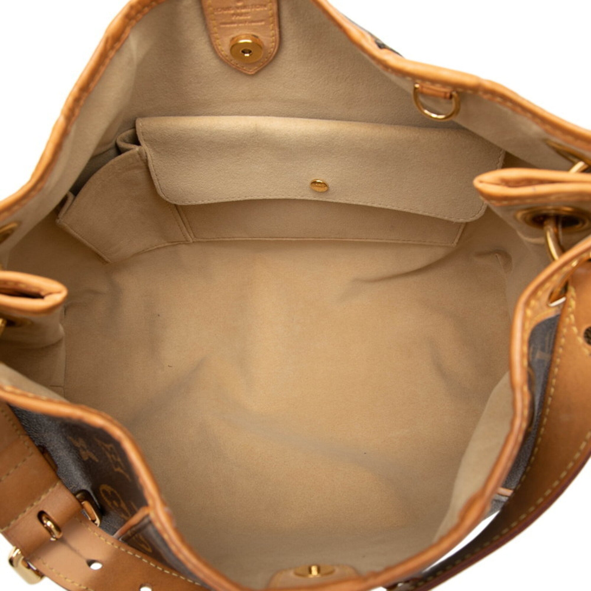 Louis Vuitton Brown Pvc Leather Handbag Shoulder Bag (Pre-Owned)