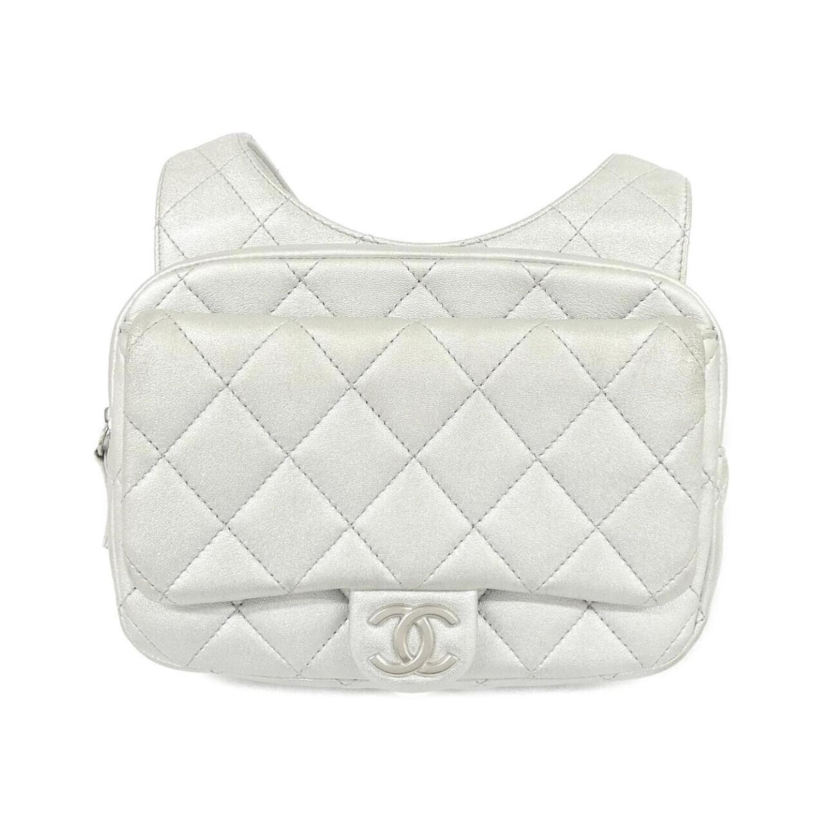 Chanel Silver Backpack (Pre-Owned)