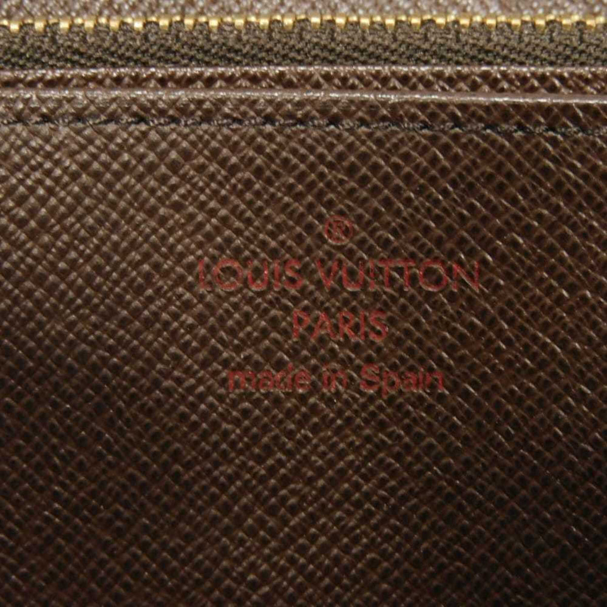 Louis Vuitton Brown Damier Canvas Ebene Damier Canvas Leather Long Wallet (Bi-Fold) (Pre-Owned)