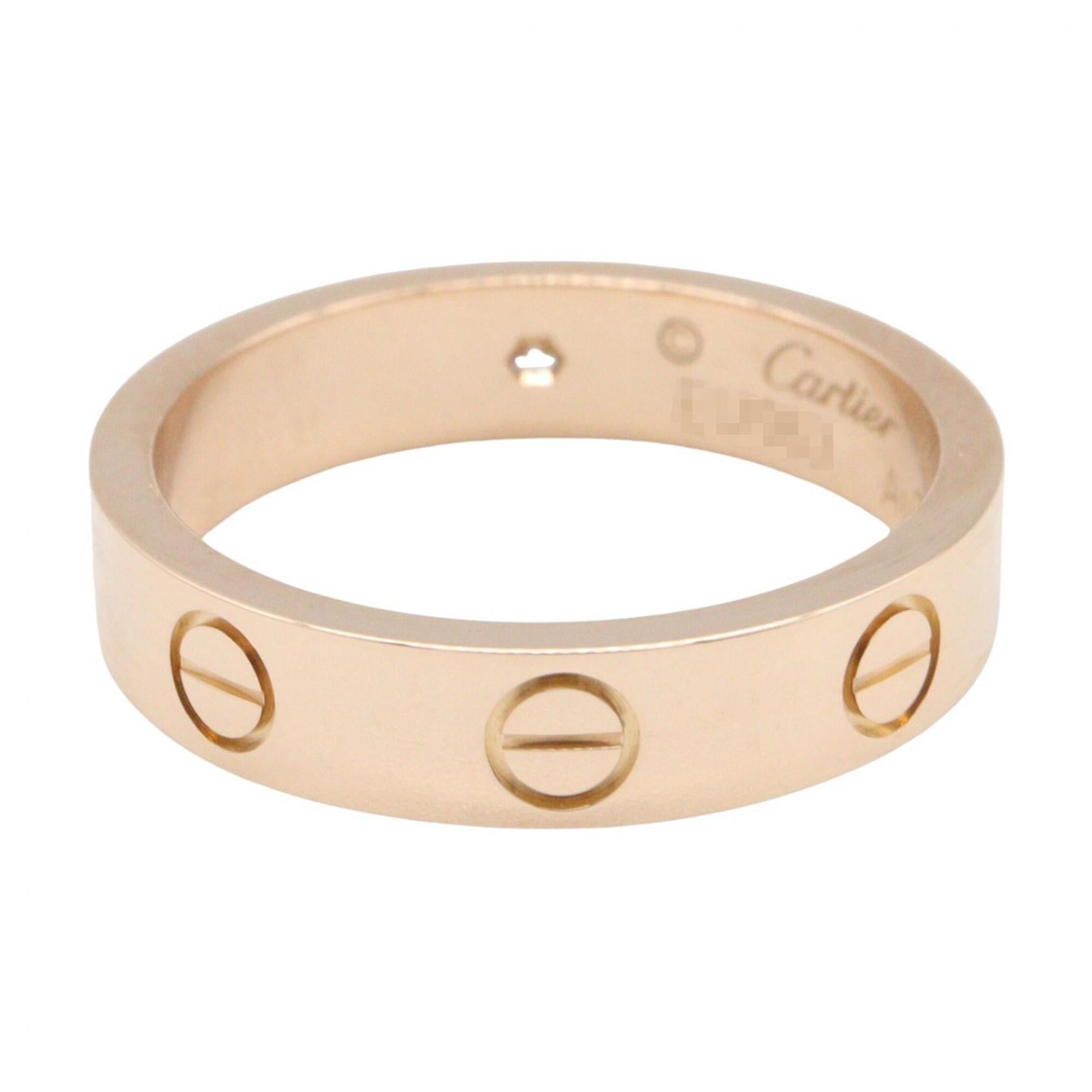 Cartier Gold Clear Pink Gold (18K) Band Ring (Pre-Owned)