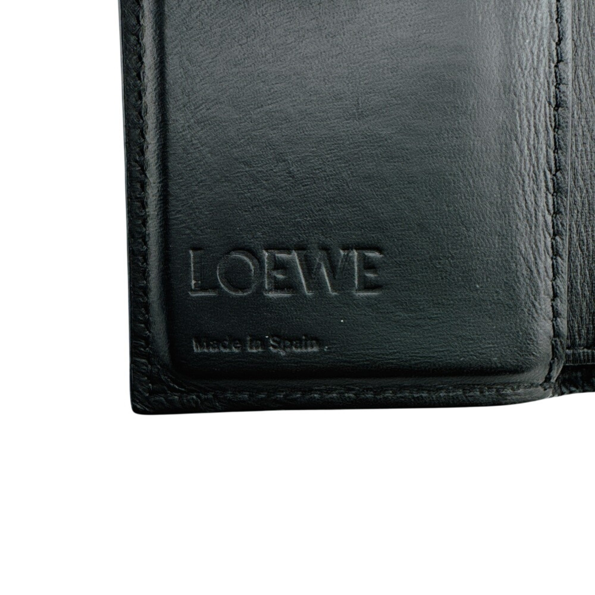 Loewe Black Leather Wallet (Tri-Fold) (Pre-Owned)