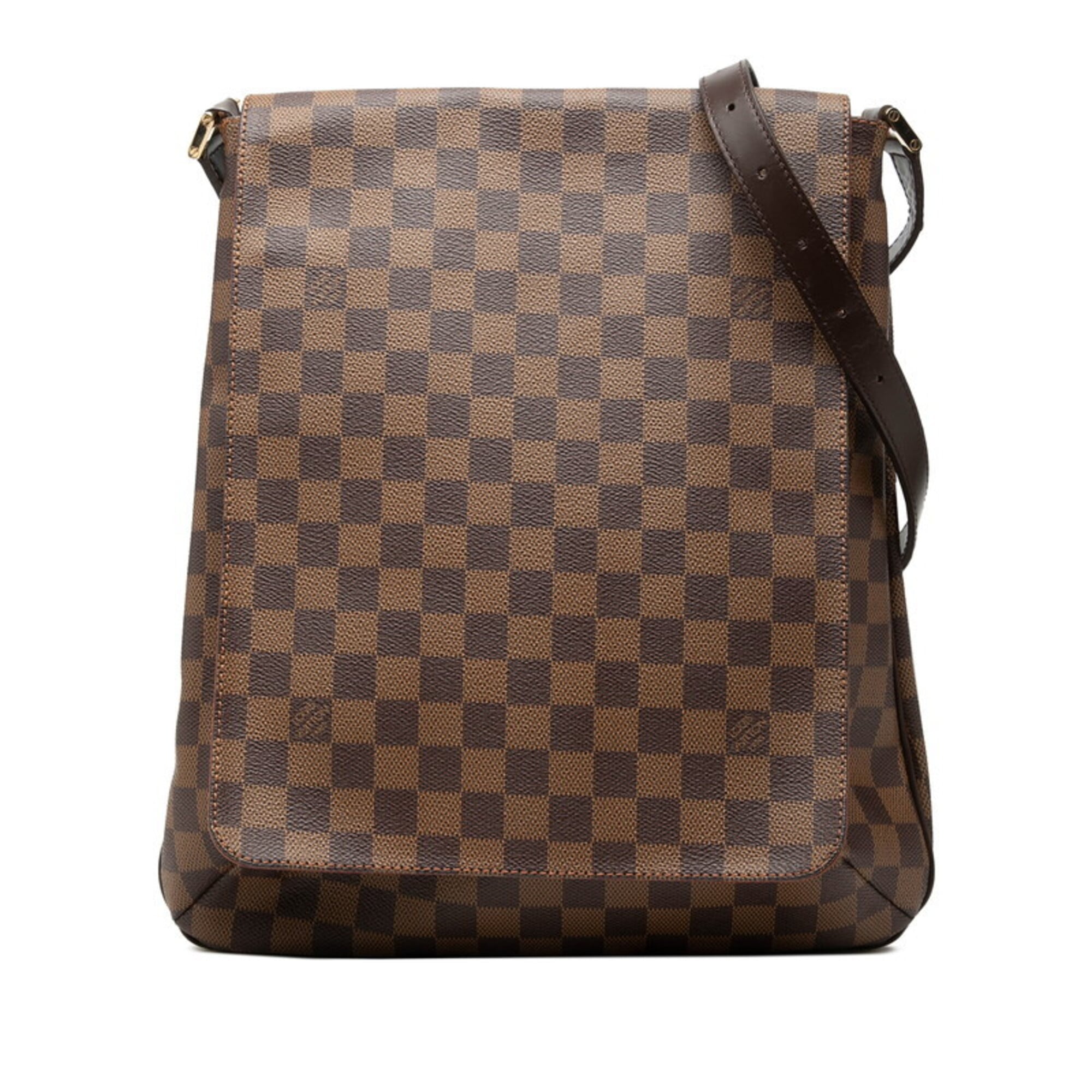 Louis Vuitton Brown Pvc Leather Shoulder Bag (Pre-Owned)