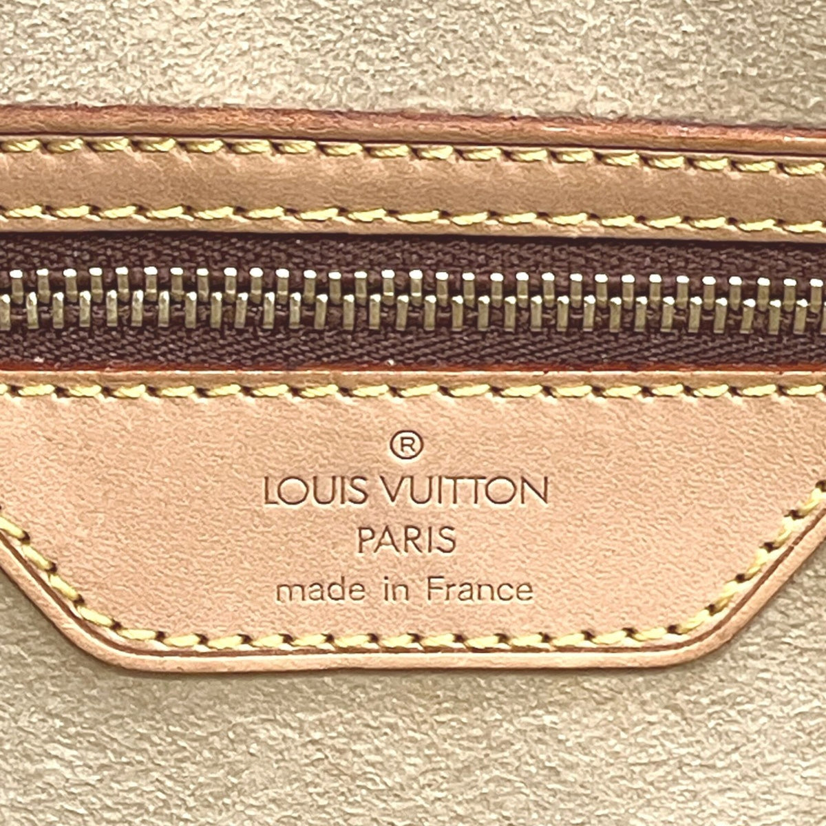 Louis Vuitton Brown Pvc Leather Tote Bag (Pre-Owned)