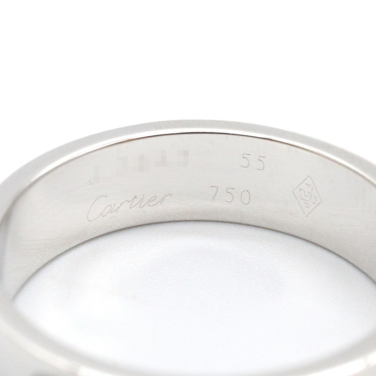 Cartier Silver White Gold (18K) Band Ring (Pre-Owned)