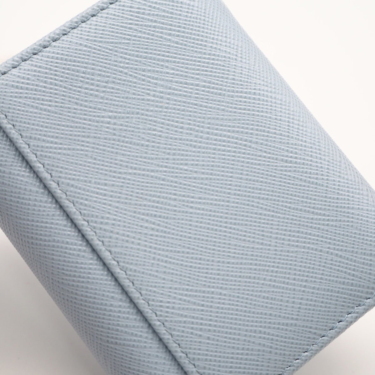 Prada Saffiano Blue Saffiano Wallet (Tri-Fold) (Pre-Owned)