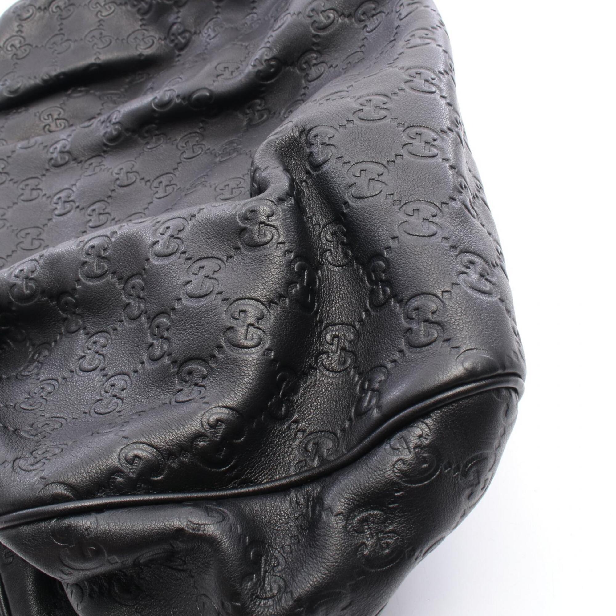 Gucci Black Leather Handbag (Pre-Owned)