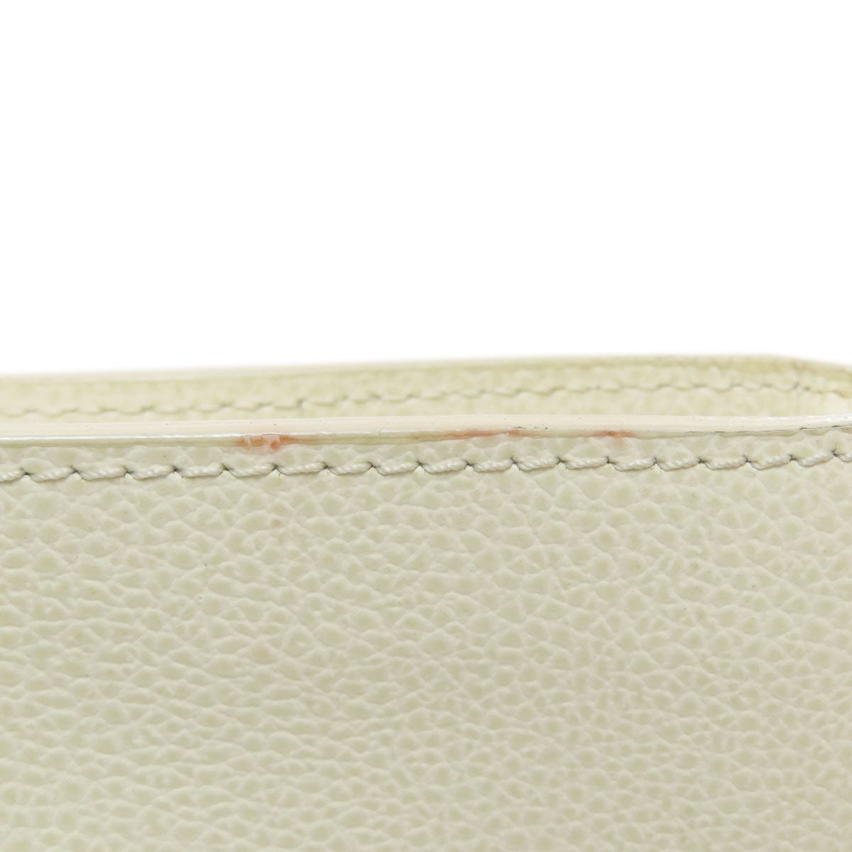 Longchamp Ivory Leather Tote Bag (Pre-Owned)