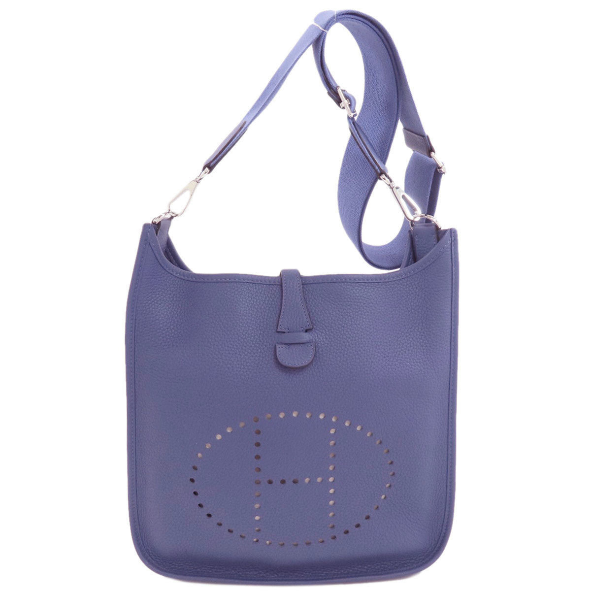 Hermes Taurillon Clemence Leather Shoulder Bag (Pre-Owned)