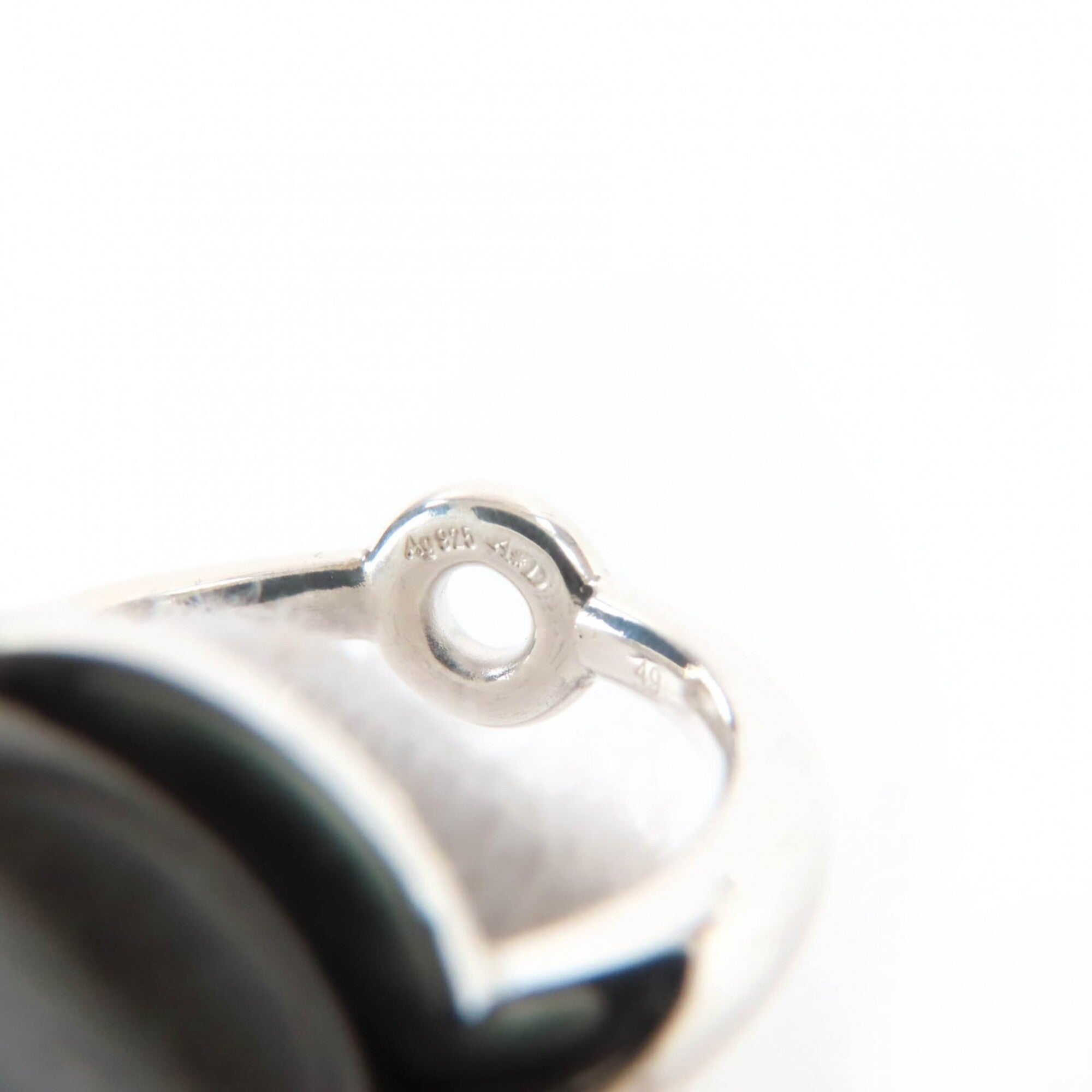 Hermes Silver 925 Band Ring (Pre-Owned)