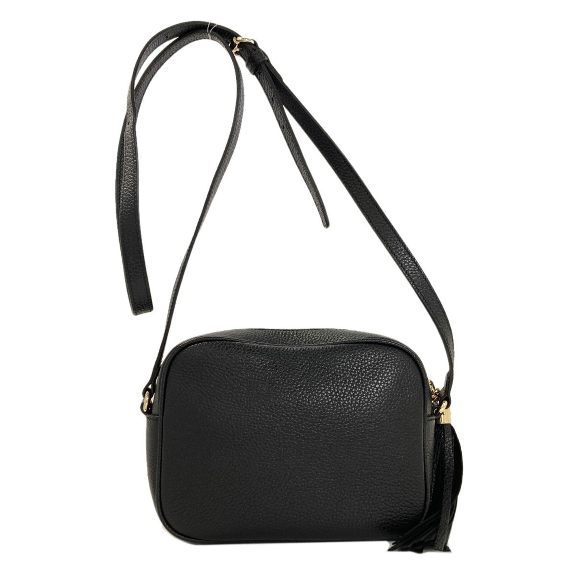 Gucci Black Leather Shoulder Bag (Pre-Owned)