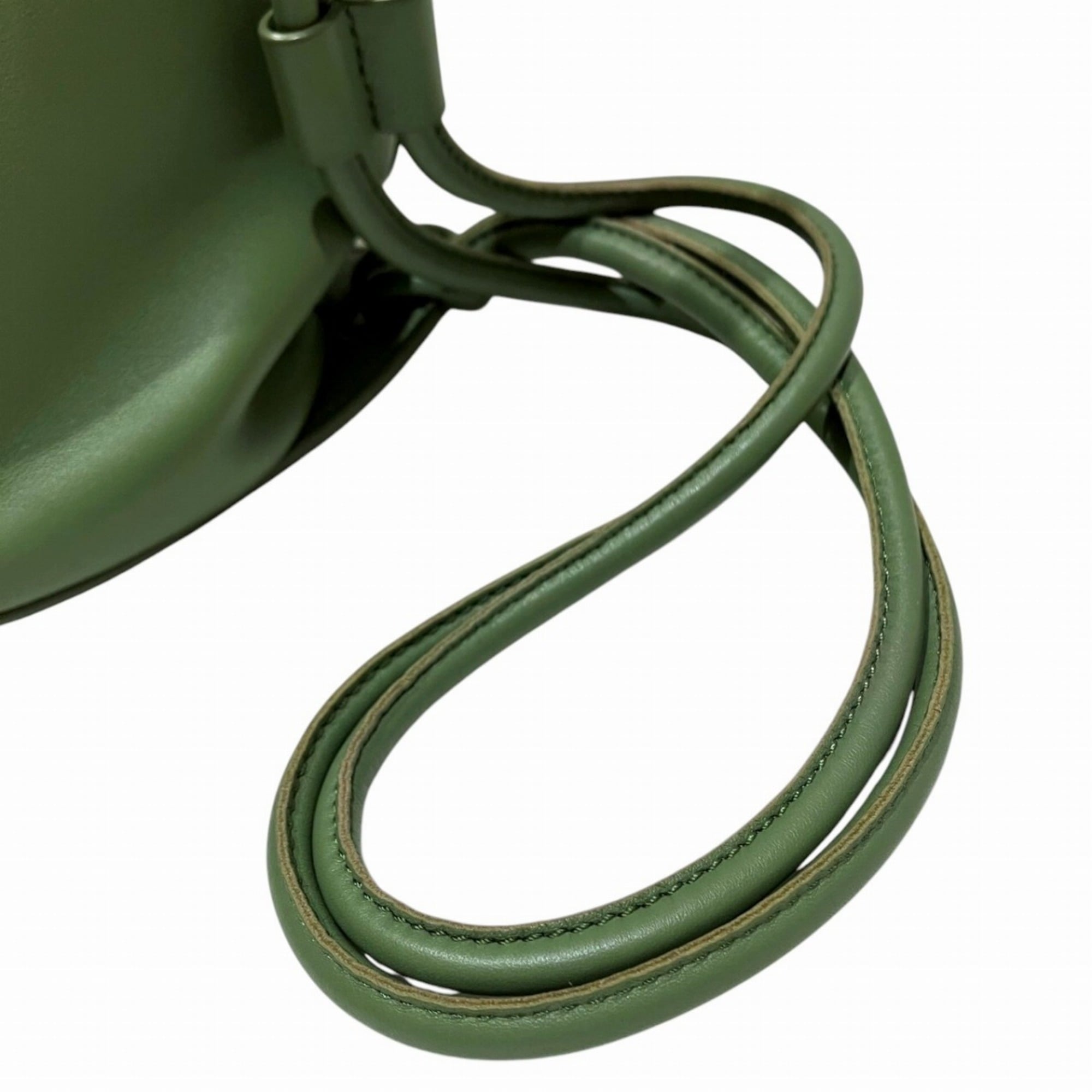 Loewe Dark Green Green Leather Shoulder Bag (Pre-Owned)