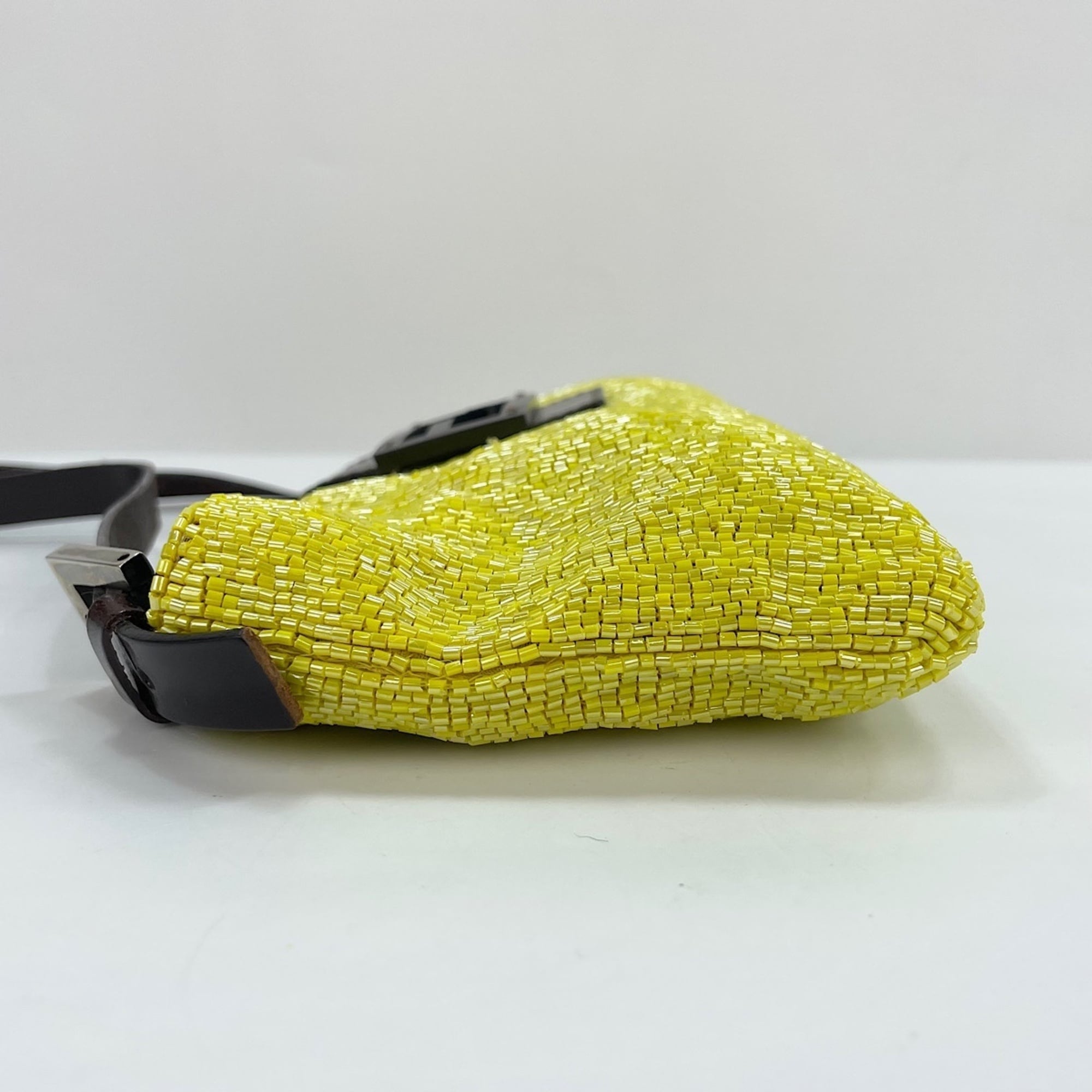 Fendi Yellow Beads Shoulder Bag (Pre-Owned)