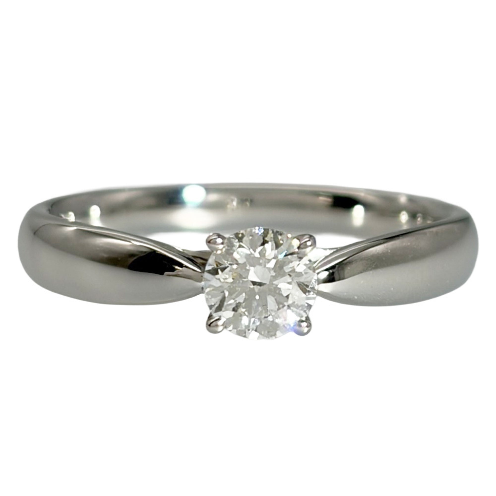 Tiffany Platinum Platinum 950 Band Ring (Pre-Owned)
