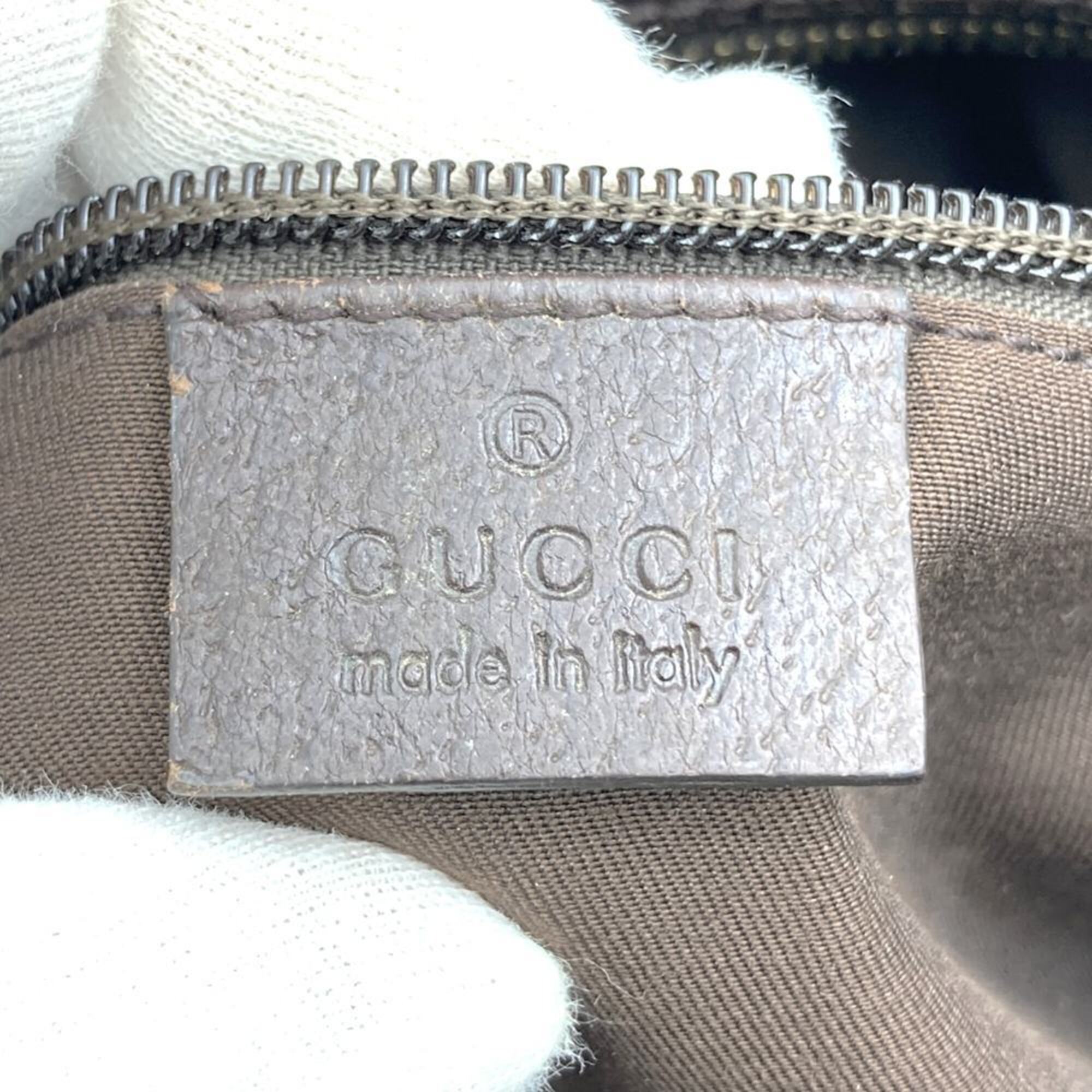 Gucci Gg Canvas Brown Gg Canvas Shoulder Bag Tote Bag (Pre-Owned)