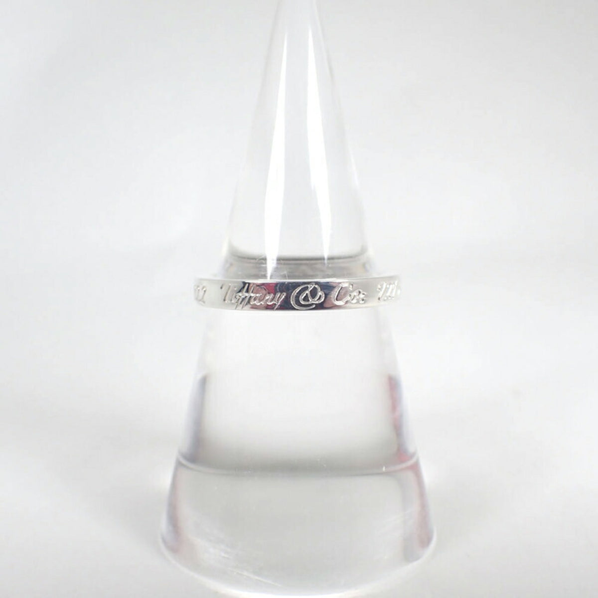 Tiffany Sterling Silver 925 Band Ring (Pre-Owned)