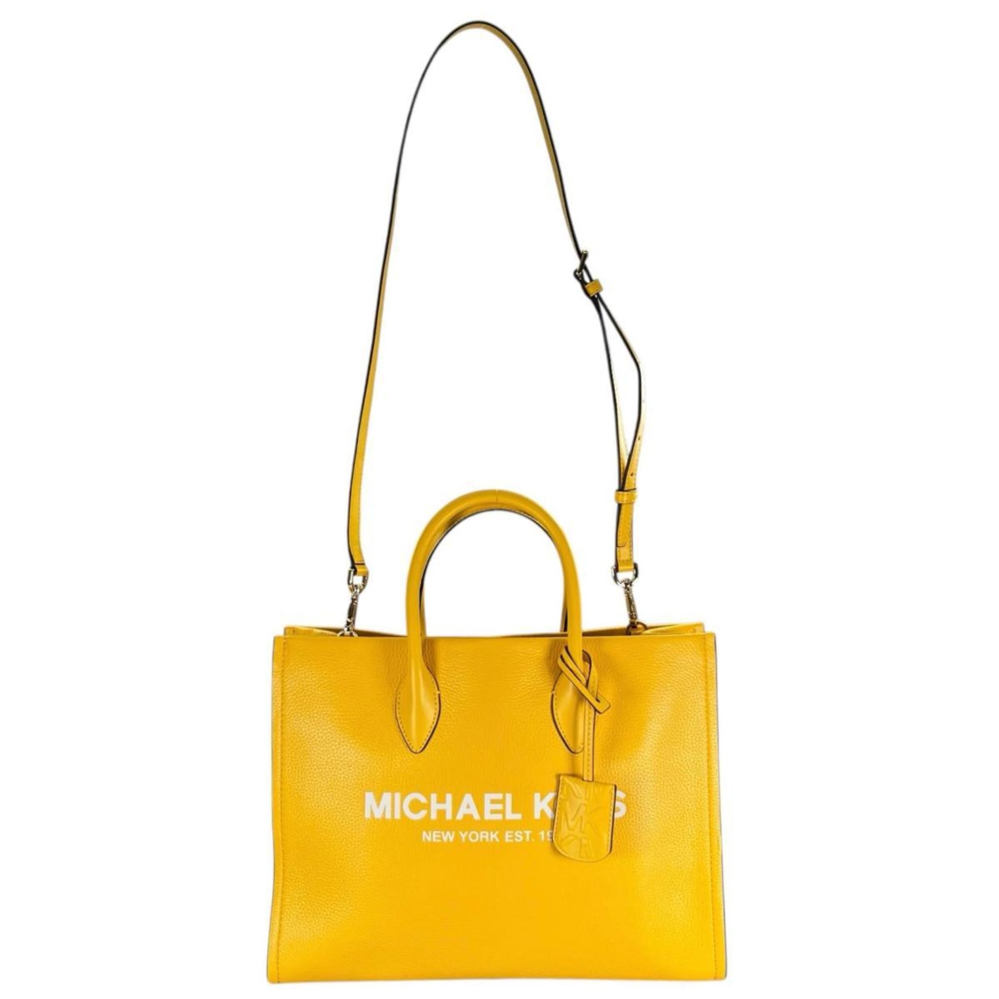 Michael Kors Yellow Handbag Shoulder Bag (Pre-Owned)