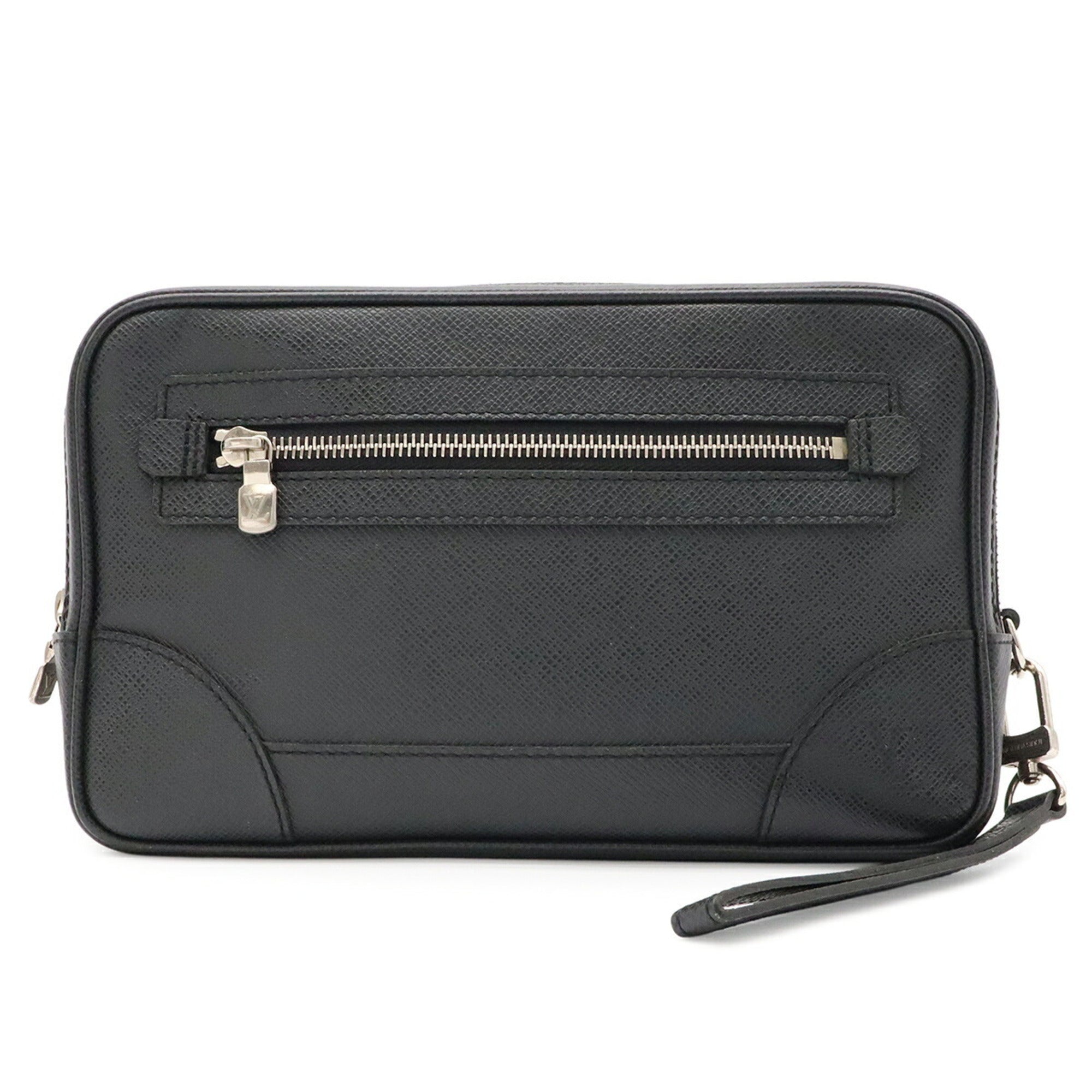 Louis Vuitton Taiga Ardoise Taiga Leather Clutch Bag (Pre-Owned)