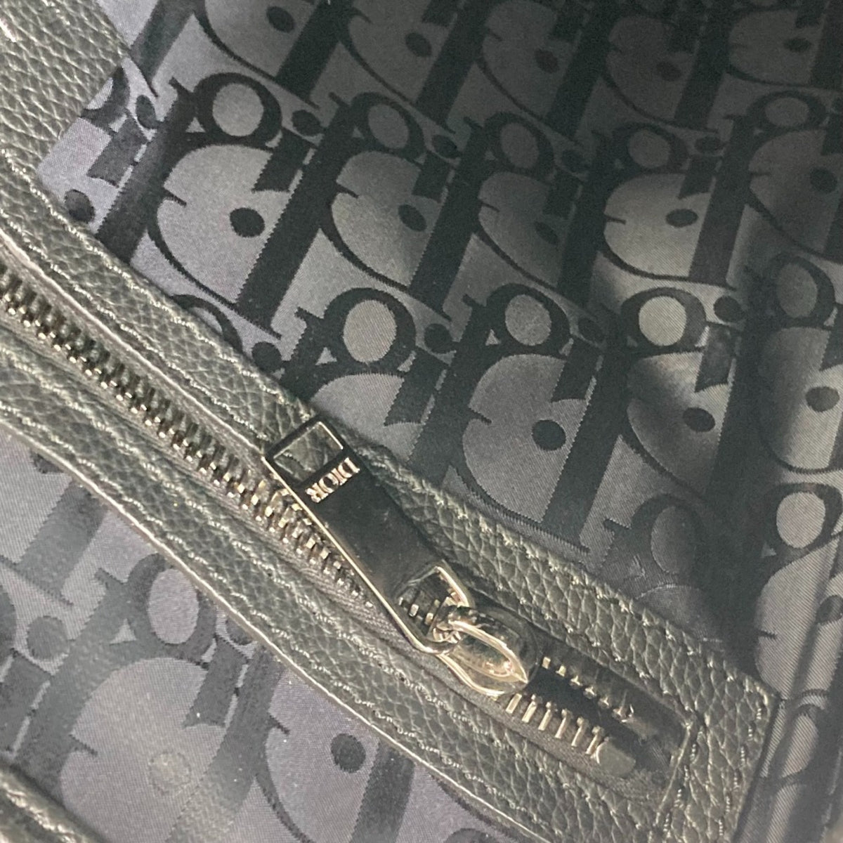 Christian Dior Black Leather Backpack (Pre-Owned)