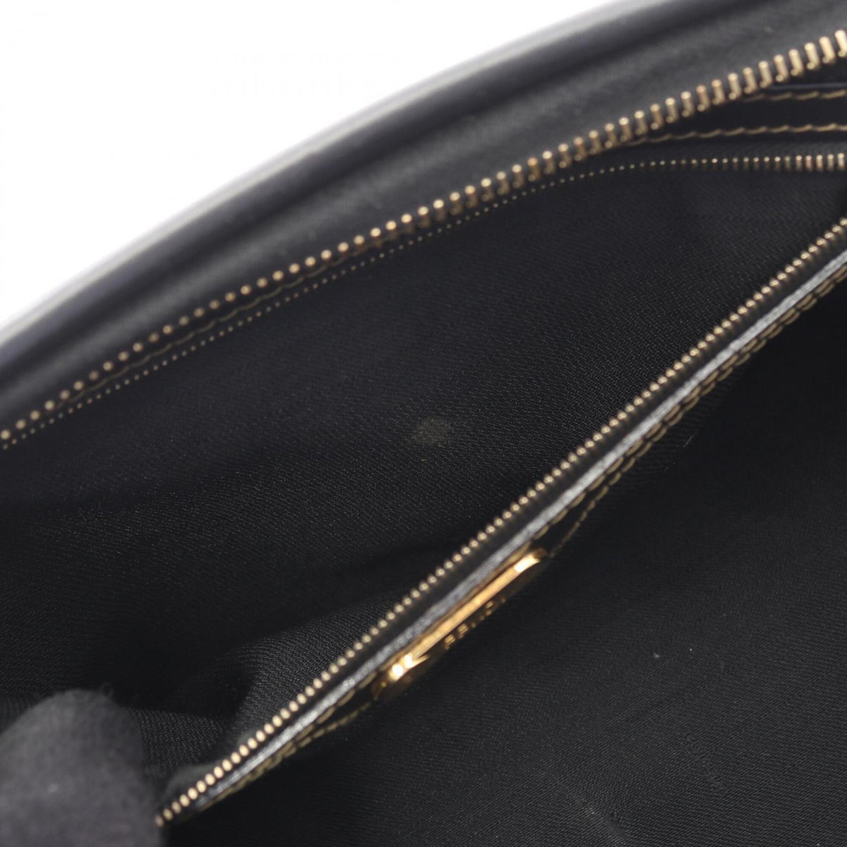 Fendi Black Brown Coated Canvas Pvc Leather Handbag Tote Bag (Pre-Owned)