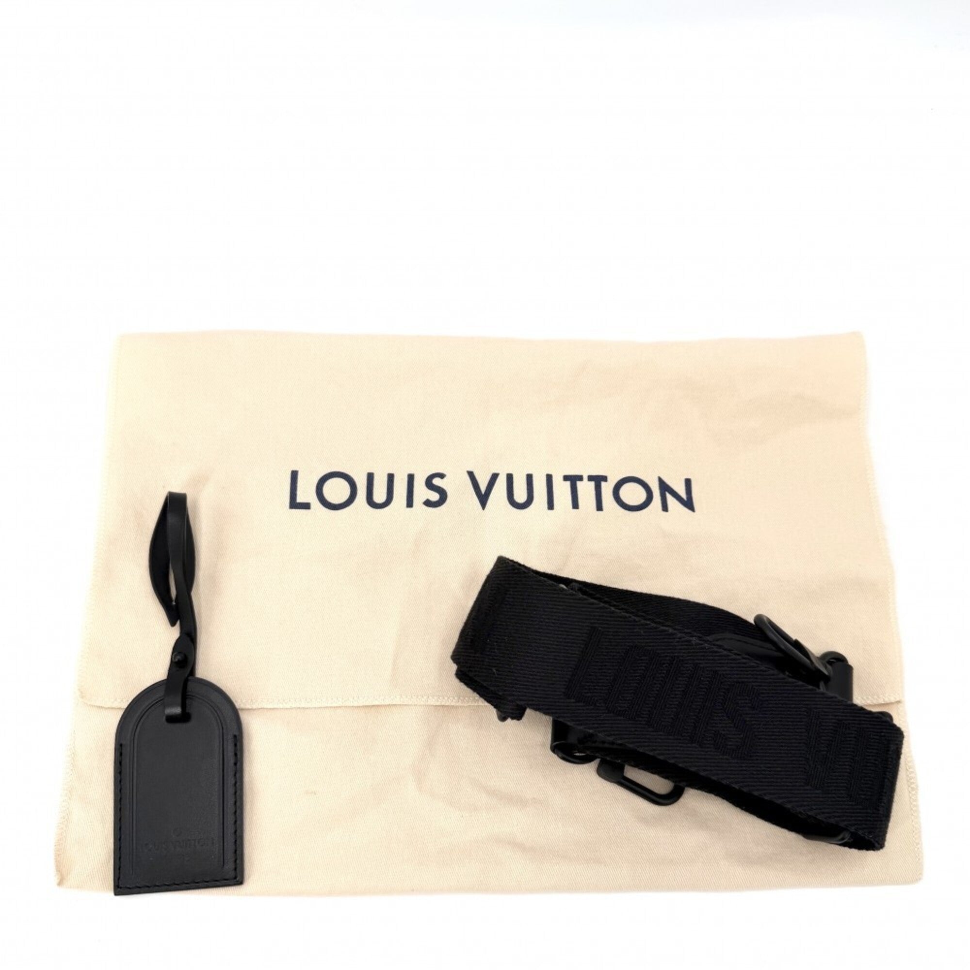 Louis Vuitton Black Monogram Eclipse Pochette Shoulder Bag (Pre-Owned)