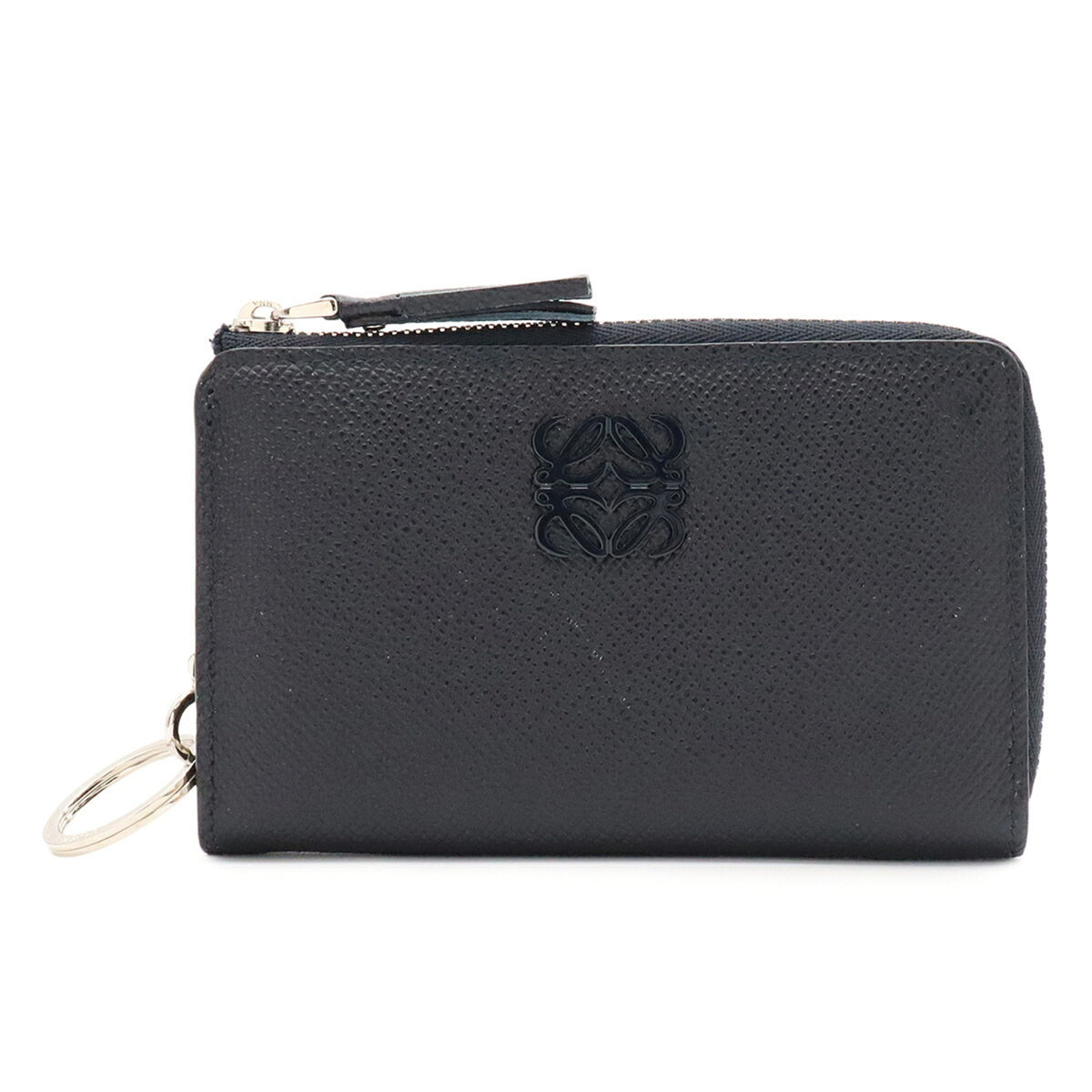 Loewe Navy Leather Coin Purse/Coin Case (Pre-Owned)