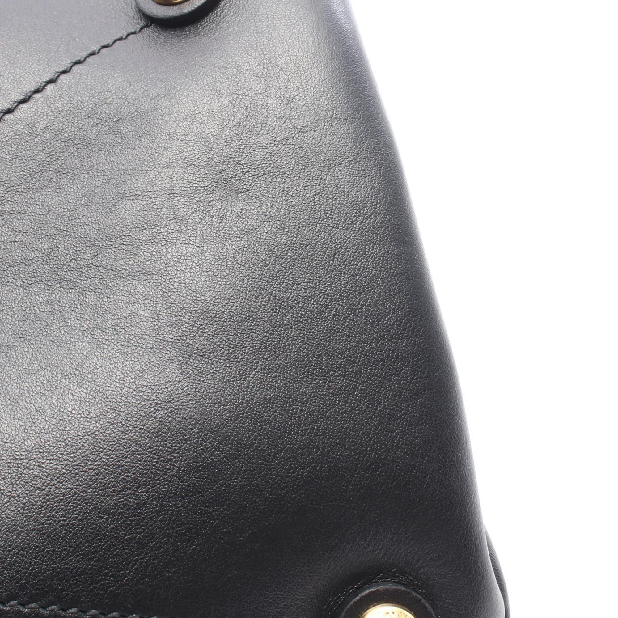Miu Miu Black Leather Handbag (Pre-Owned)