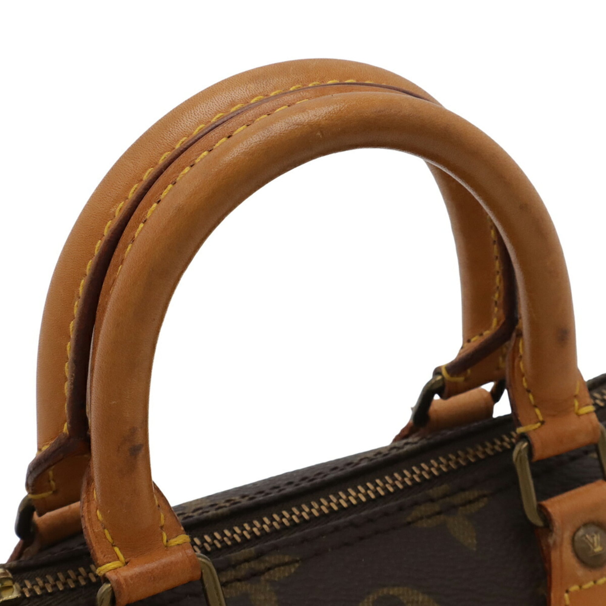 Louis Vuitton Brown Monogram Canvas Pvc Coated Canvas Handbag Pouch (Pre-Owned)