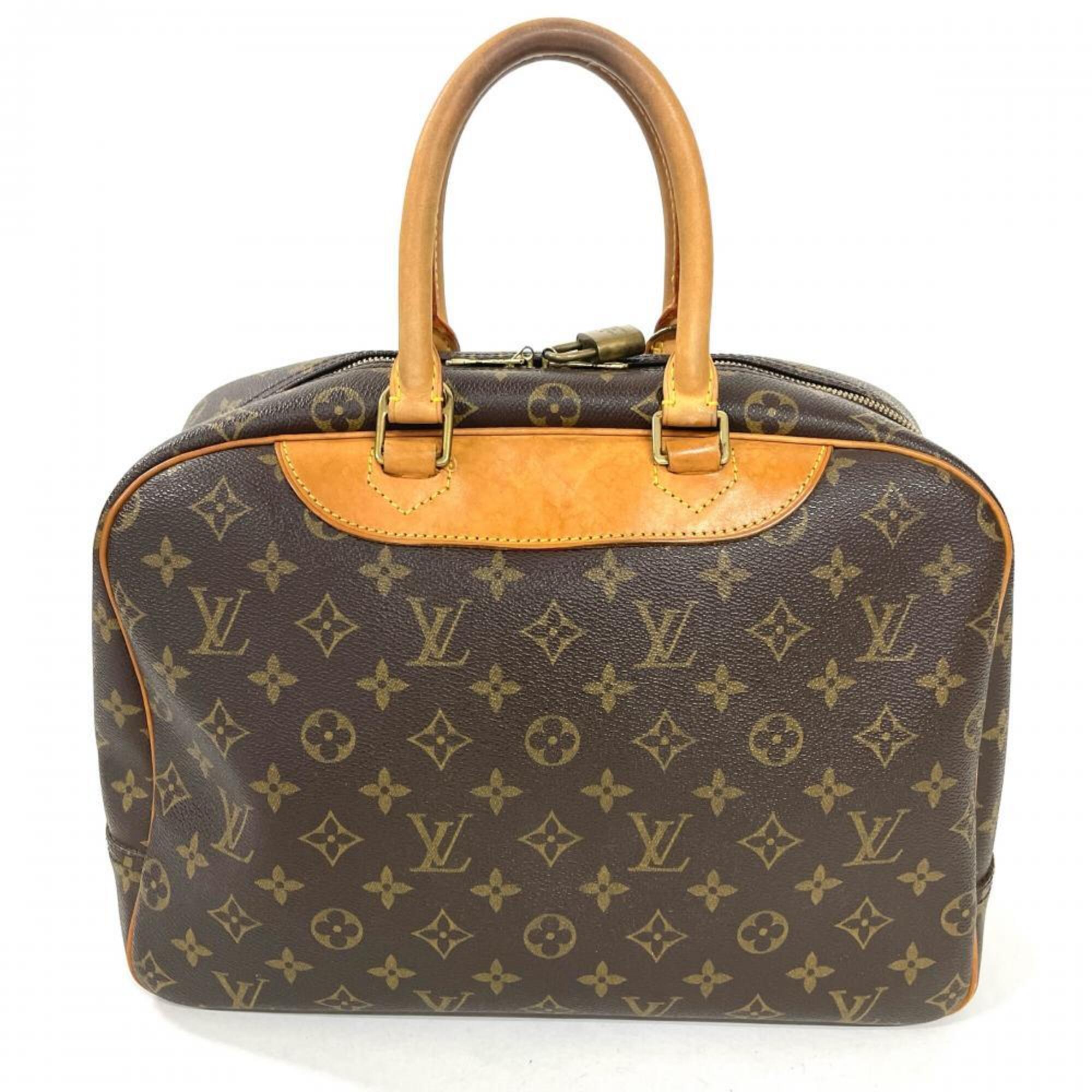 Louis Vuitton Brown Monogram Canvas Handbag (Pre-Owned)