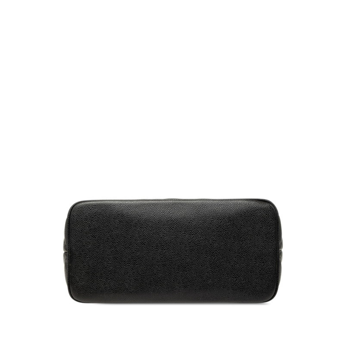 Chanel Matelasse Black Grained Calfskin Handbag Tote Bag (Pre-Owned)