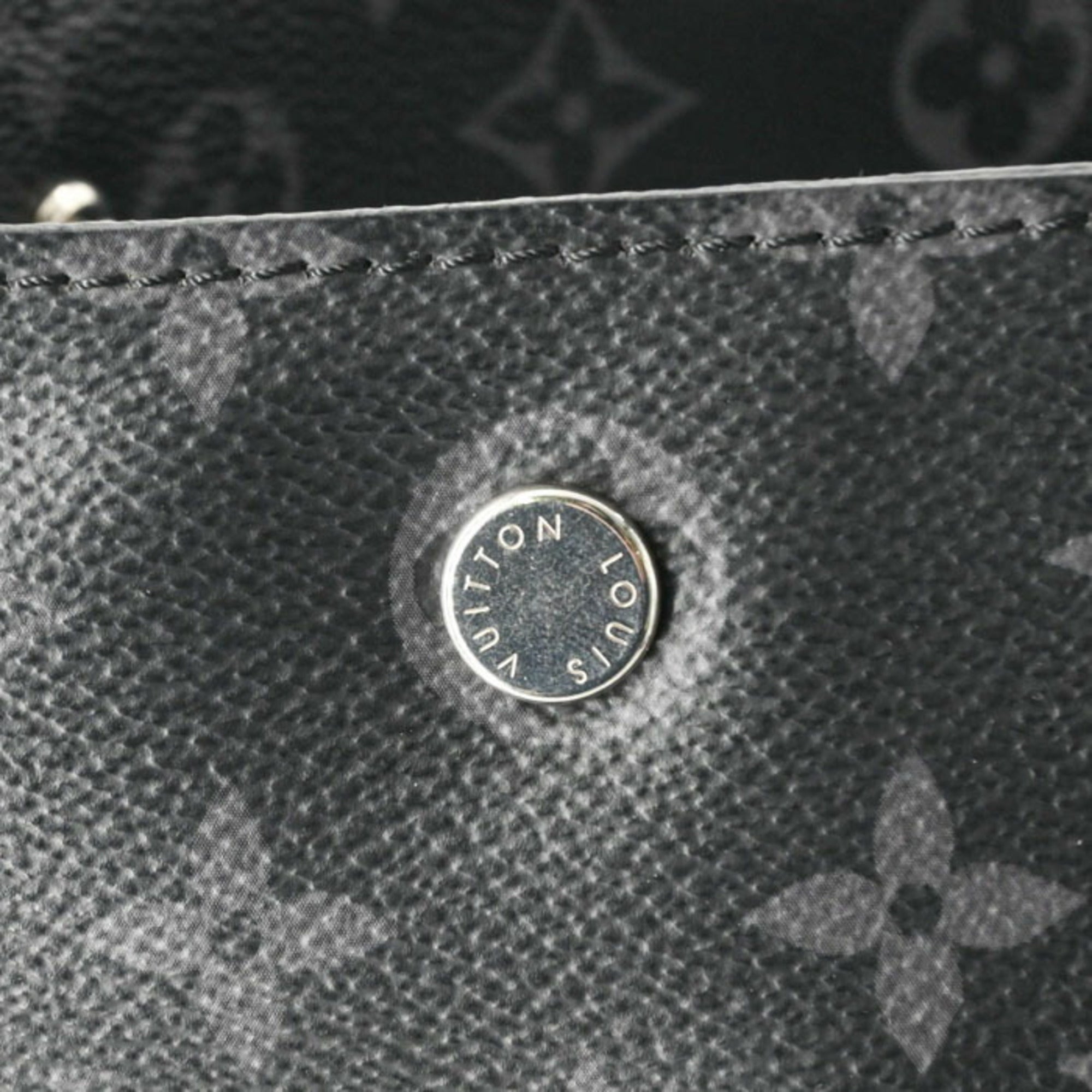 Louis Vuitton Black Monogram Noir Taigarama Monogram Handbag Tote Bag (Pre-Owned)