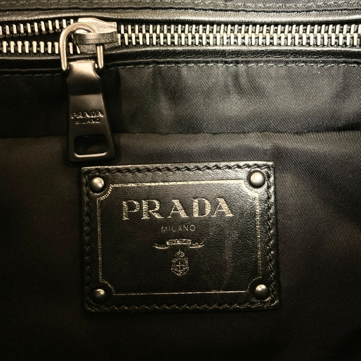 Prada Black Nylon Shoulder Bag (Pre-Owned)