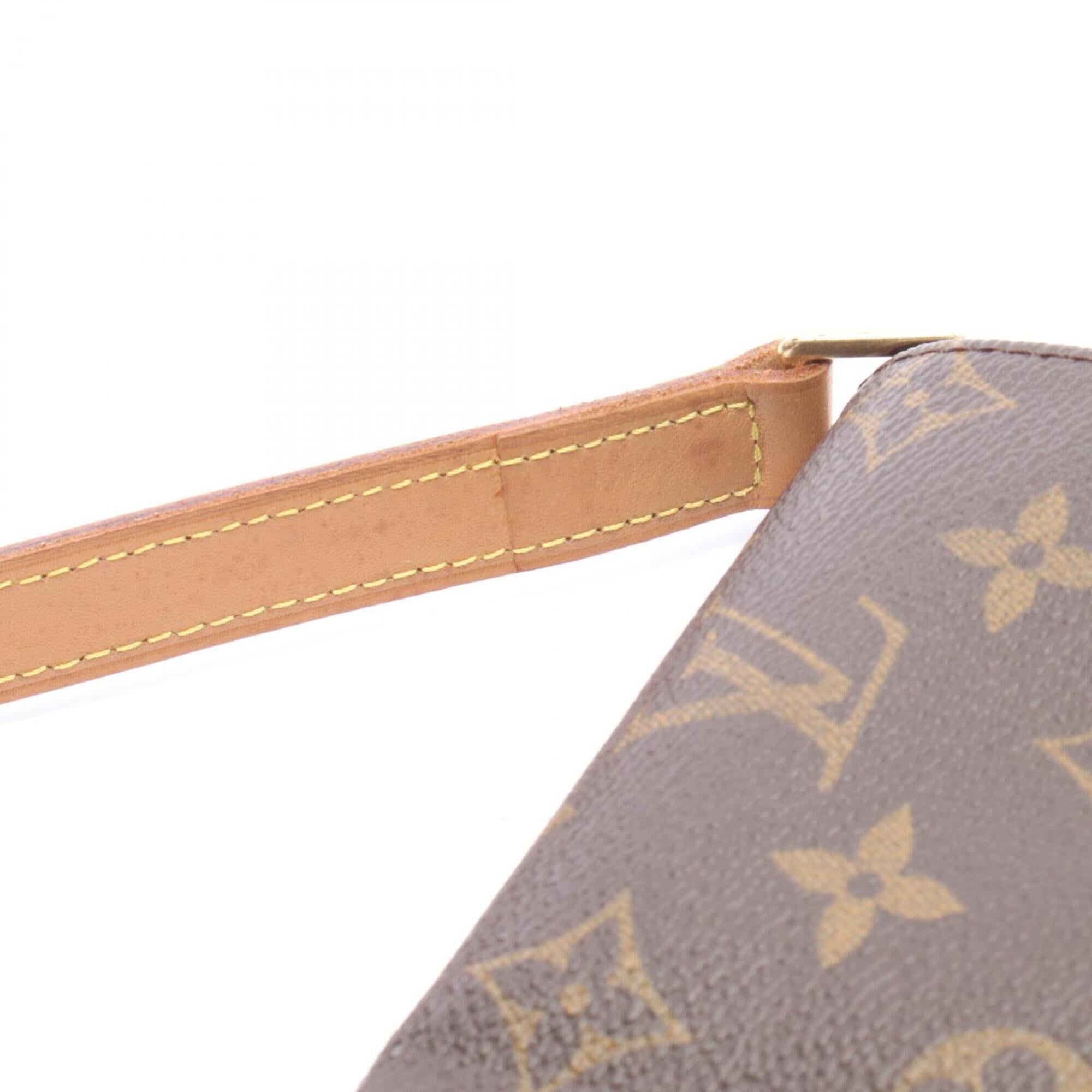 Louis Vuitton Brown Monogram Coated Canvas Handbag Shoulder Bag (Pre-Owned)