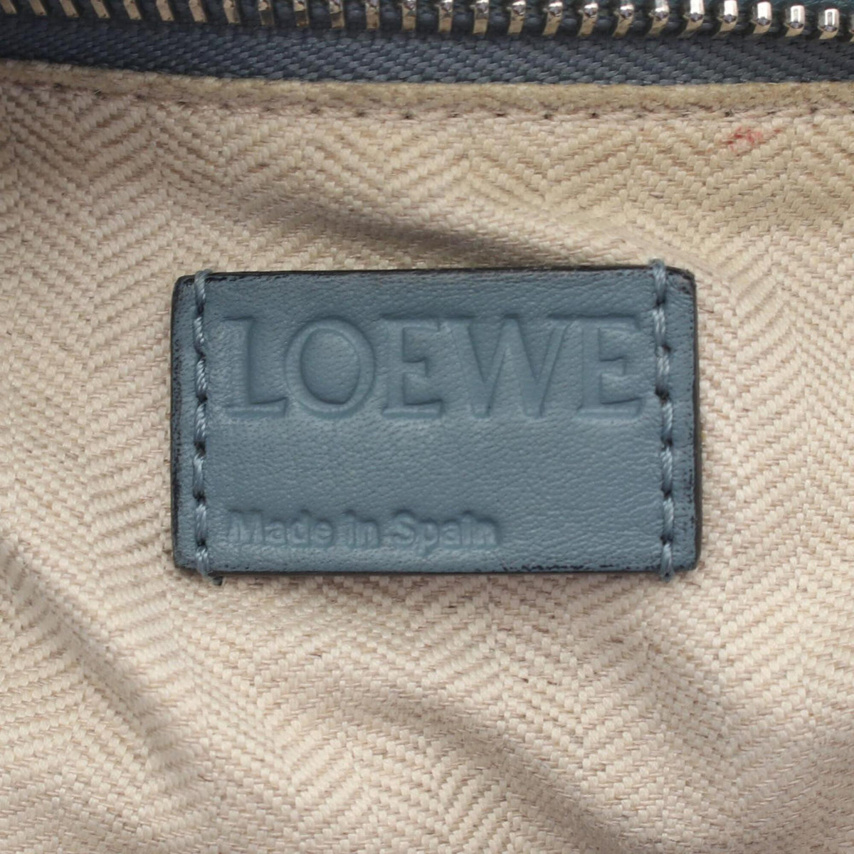 Loewe Blue Leather Handbag Shoulder Bag (Pre-Owned)
