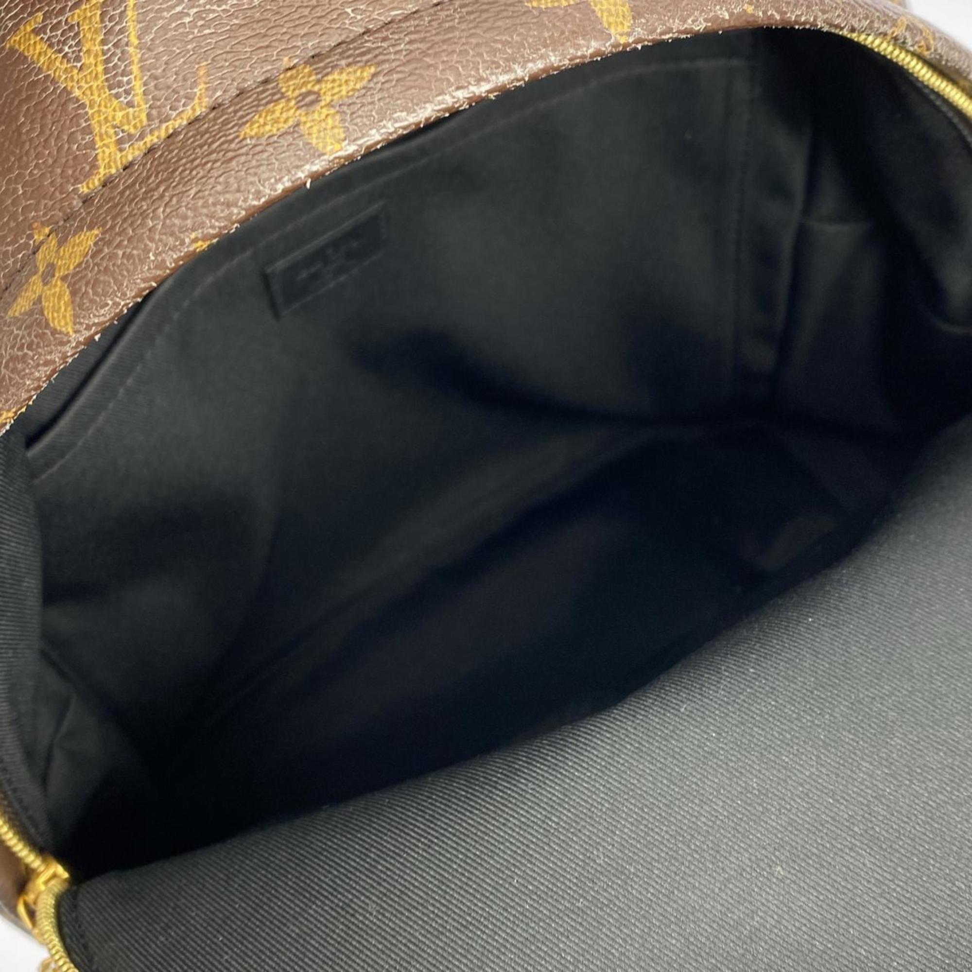 Louis Vuitton Brown Coated Canvas Backpack (Pre-Owned)