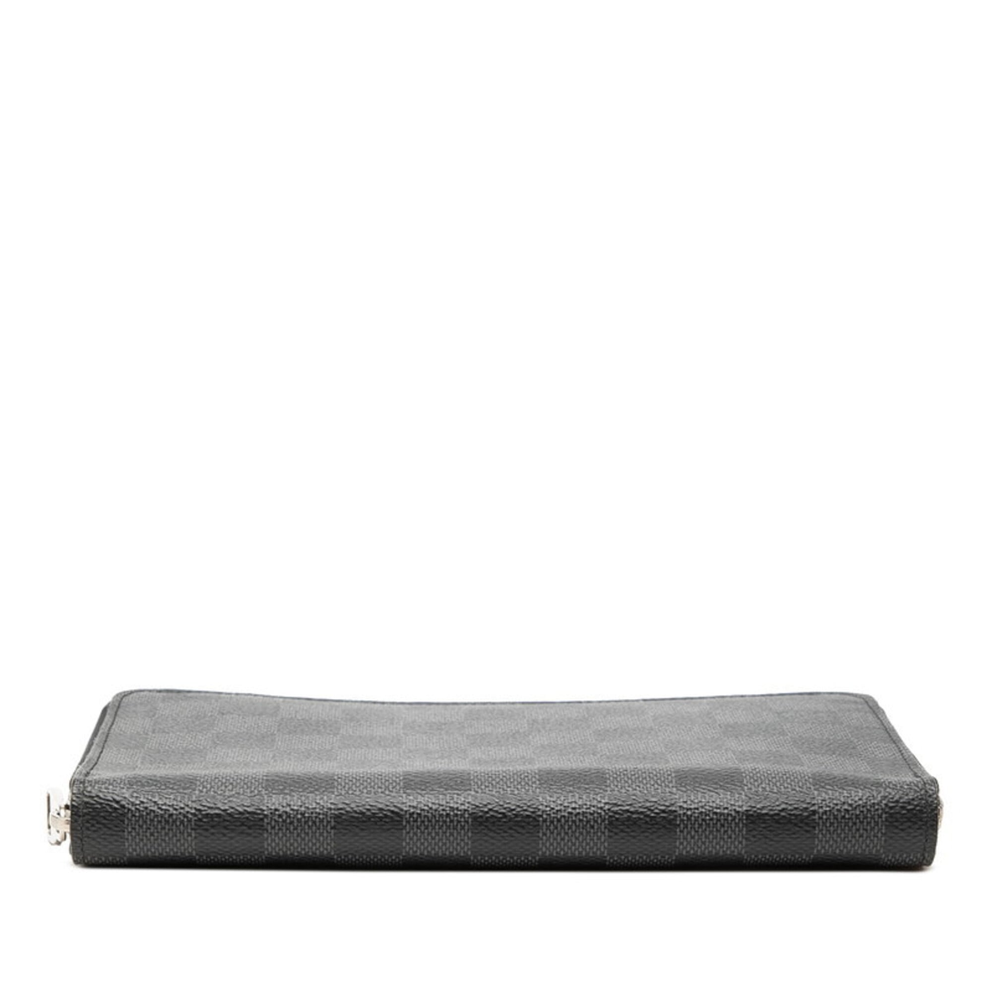 Louis Vuitton Black Damier Graphite Damier Graphite Long Wallet (Bi-Fold) (Pre-Owned)
