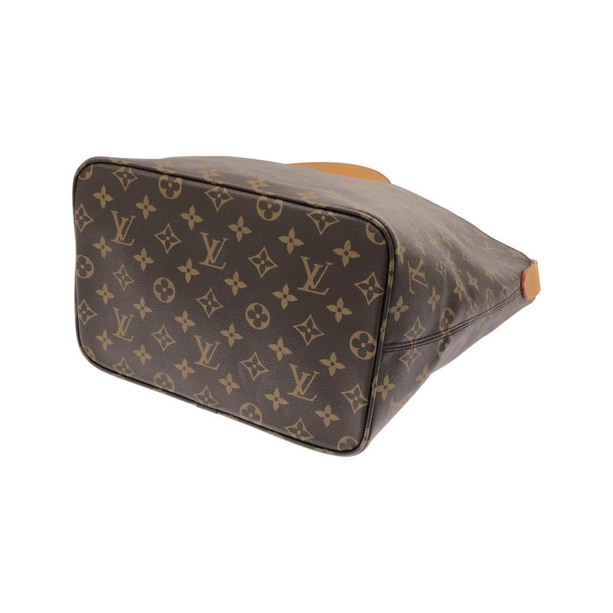 Louis Vuitton Monogram Marron Coated Canvas Pouch Shoulder Bag (Pre-Owned)