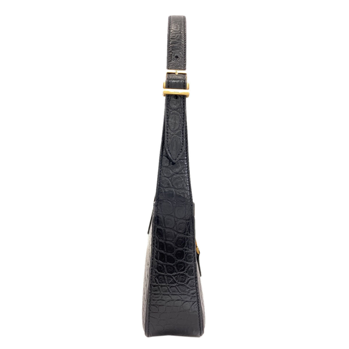 Yves Saint Laurent Black Leather Shoulder Bag (Pre-Owned)