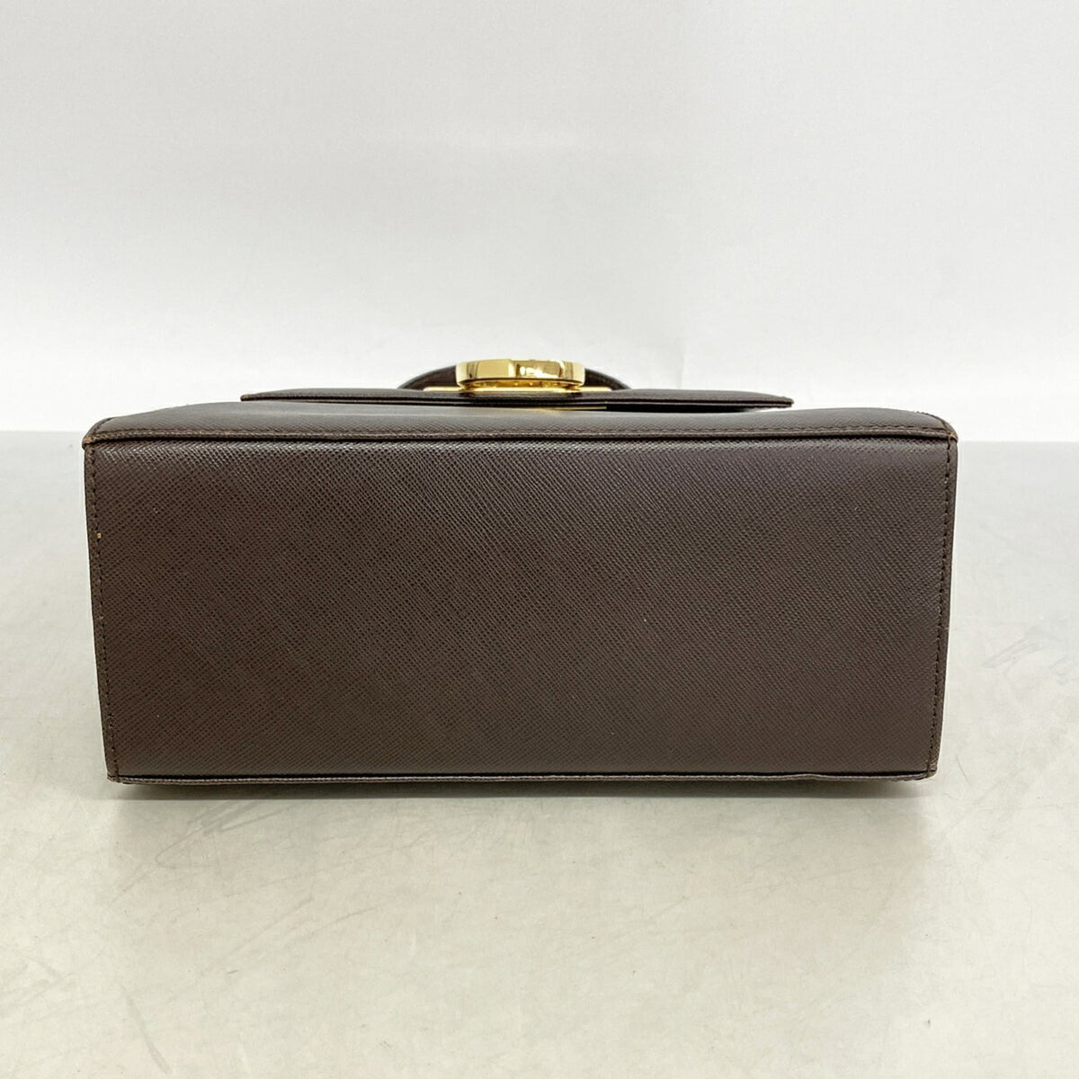 Salvatore Ferragamo Brown Leather Handbag (Pre-Owned)