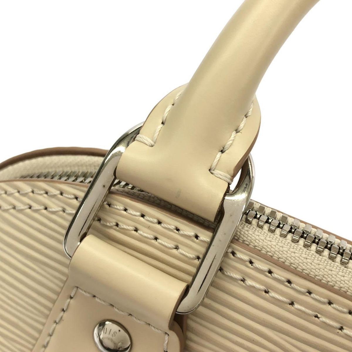 Louis Vuitton Beige Leather Handbag (Pre-Owned)