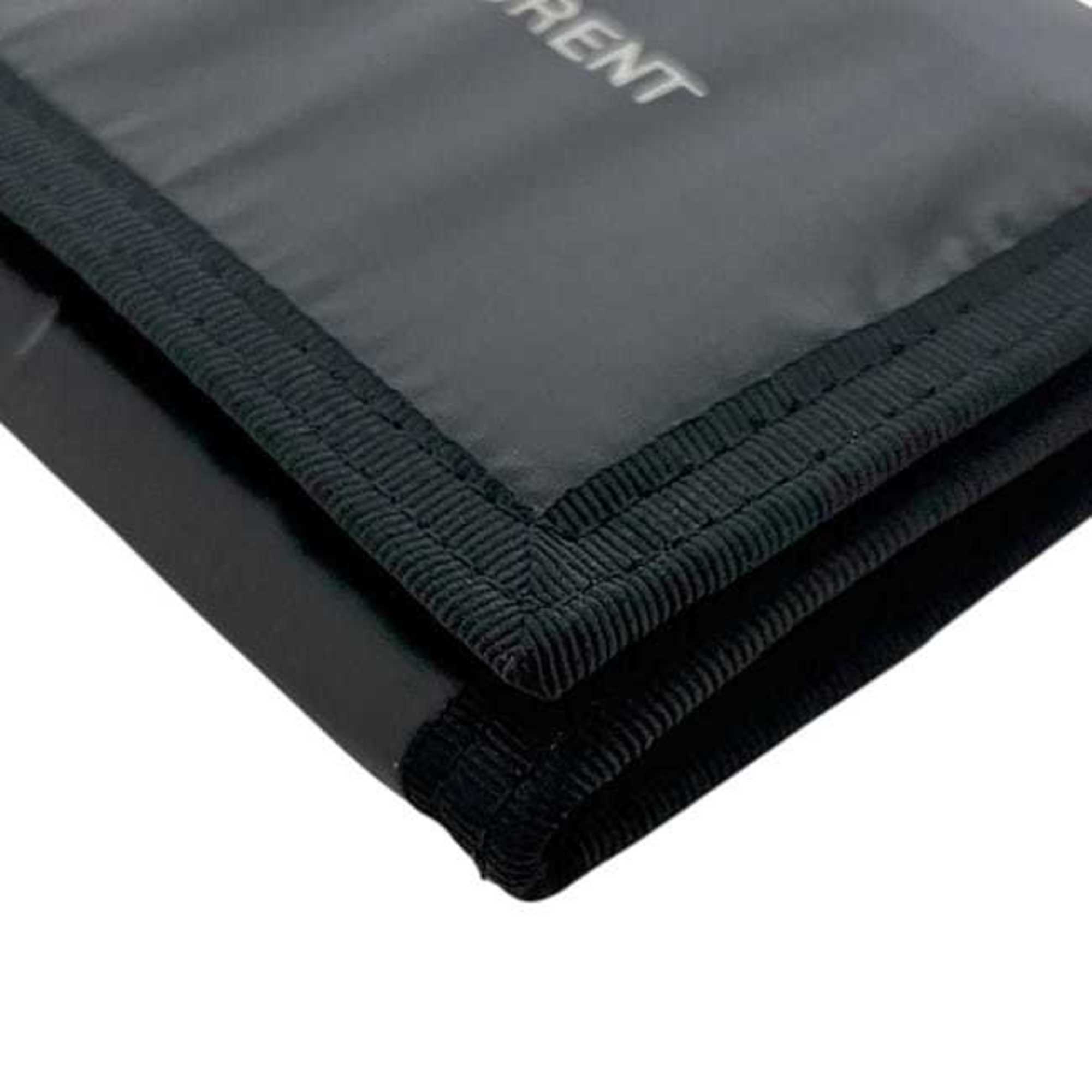 Saint Laurent Black Nylon Canvas Wallet (Tri-Fold) (Pre-Owned)