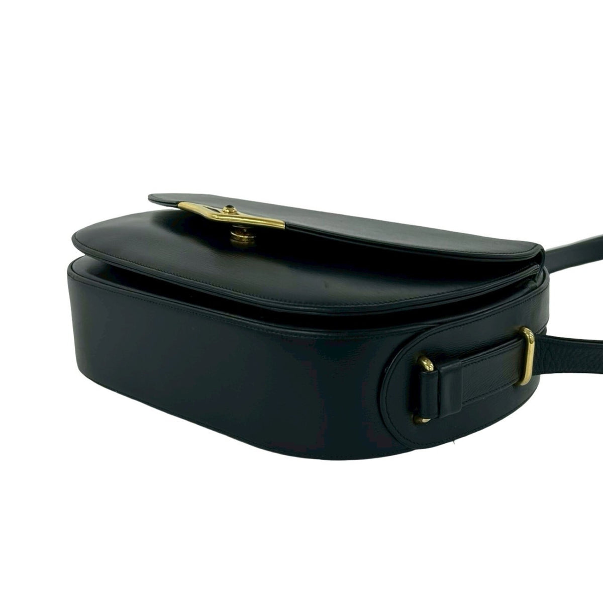 Cartier Black Leather Pochette Shoulder Bag (Pre-Owned)