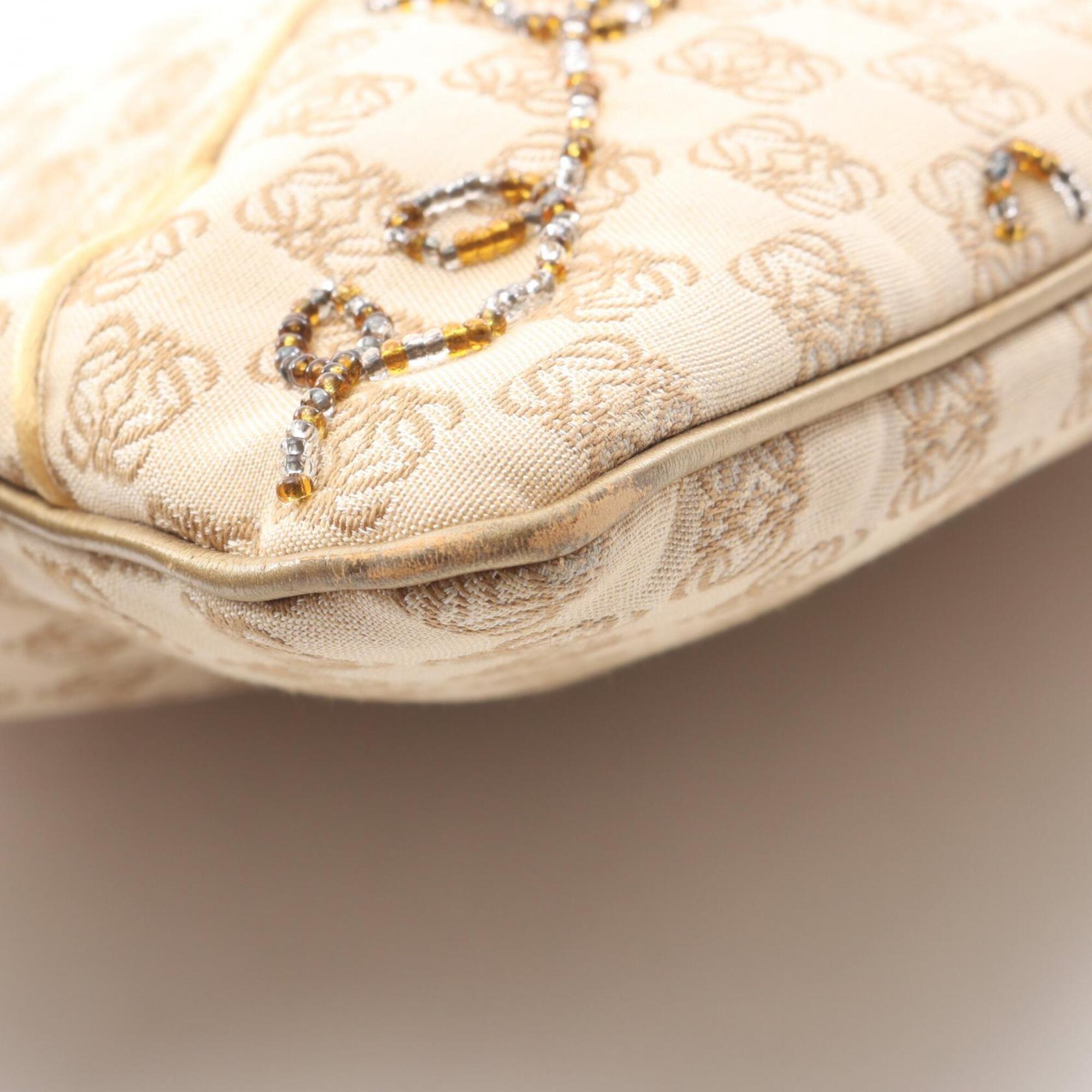 Loewe Beige Canvas Leather Handbag (Pre-Owned)