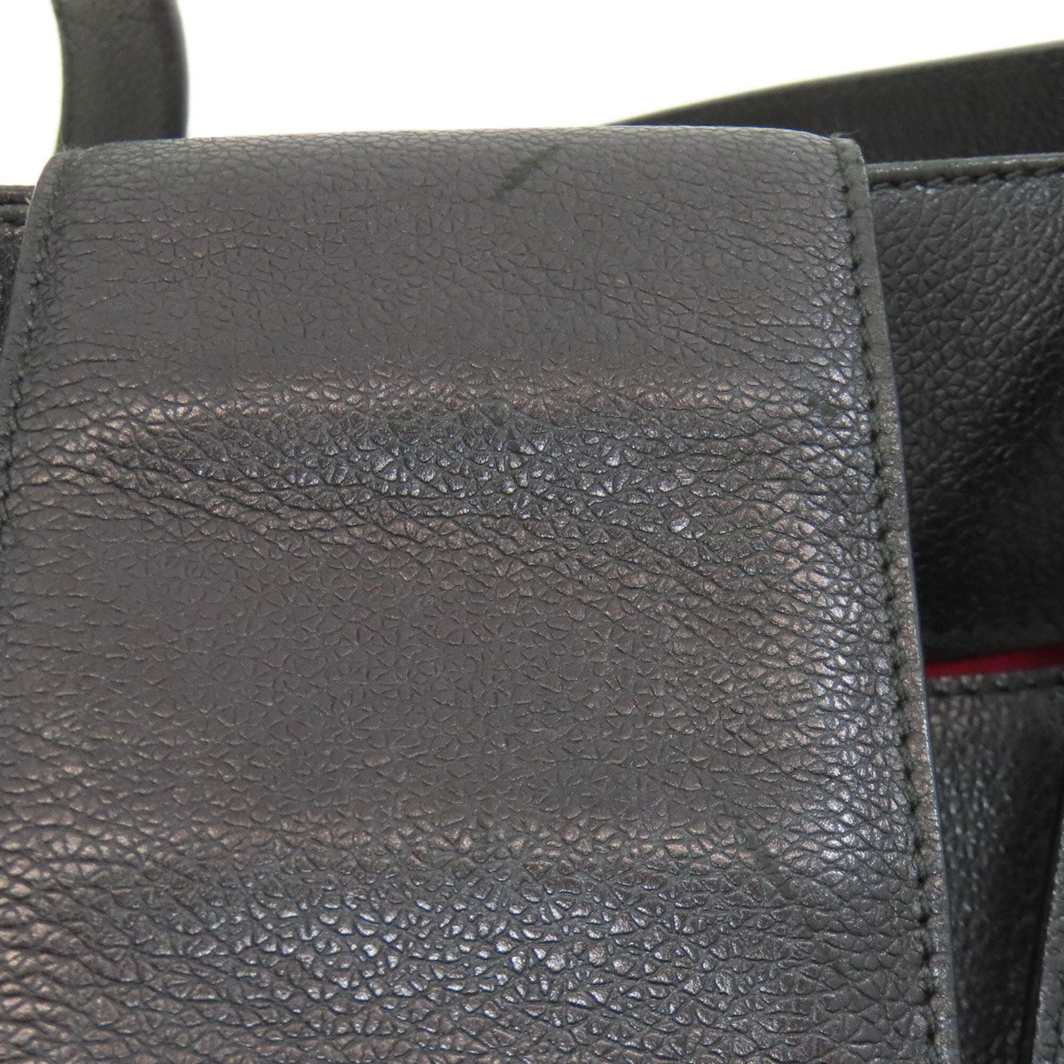 Bvlgari Black Leather Tote Bag (Pre-Owned)